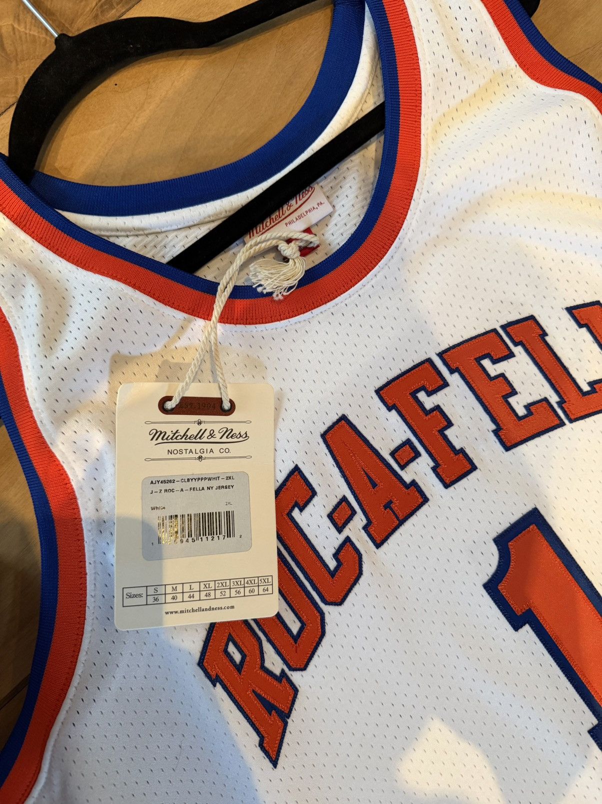 Mitchell & Ness Mitchell & Ness Roc-a-fella Jay Z Jersey Size US XXL / EU 58 / 5 - 3 Thumbnail