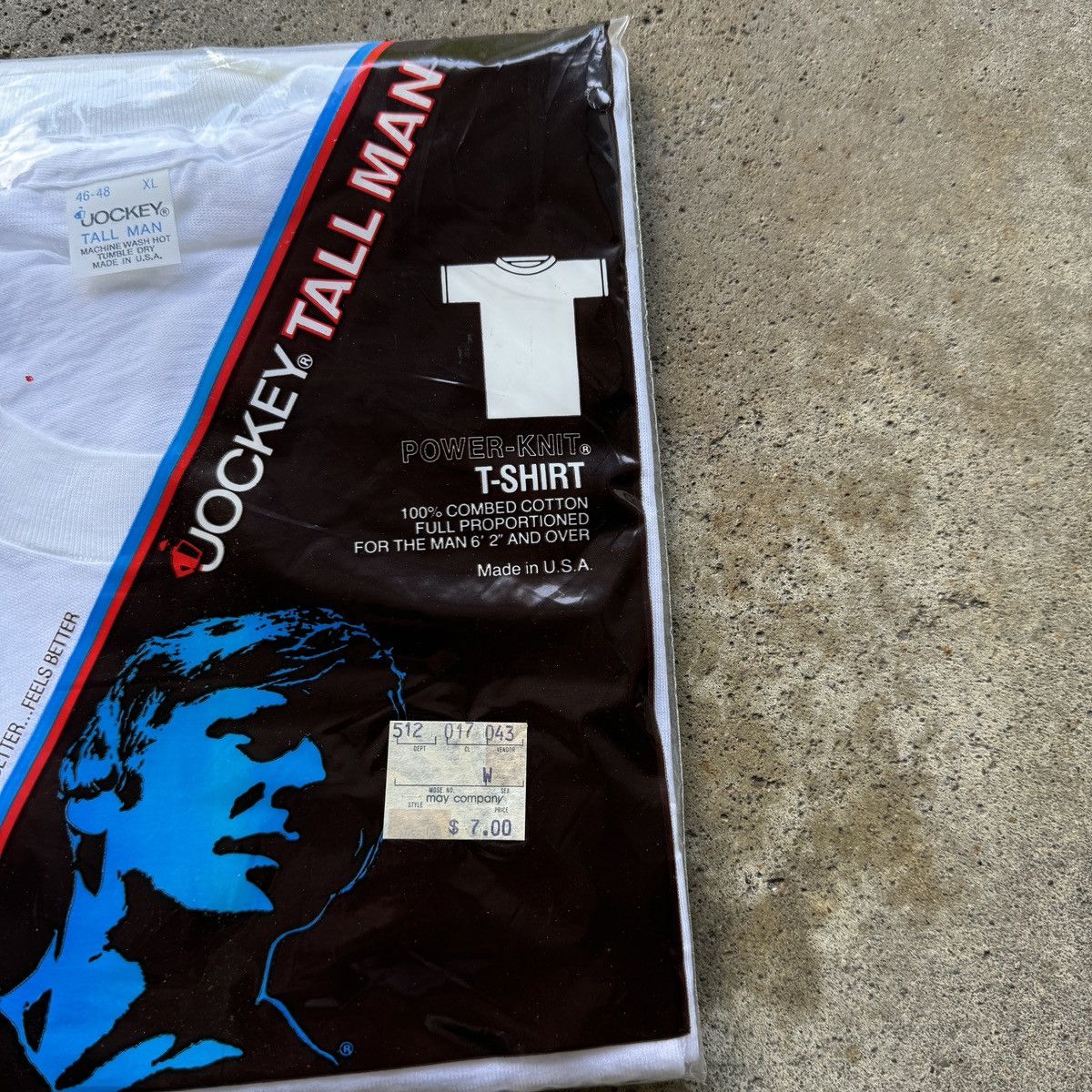 Vintage 80s Jockey Blank White Shirt XL Tall ERD Grunge Size US XL / EU 56 / 4 - 3 Thumbnail
