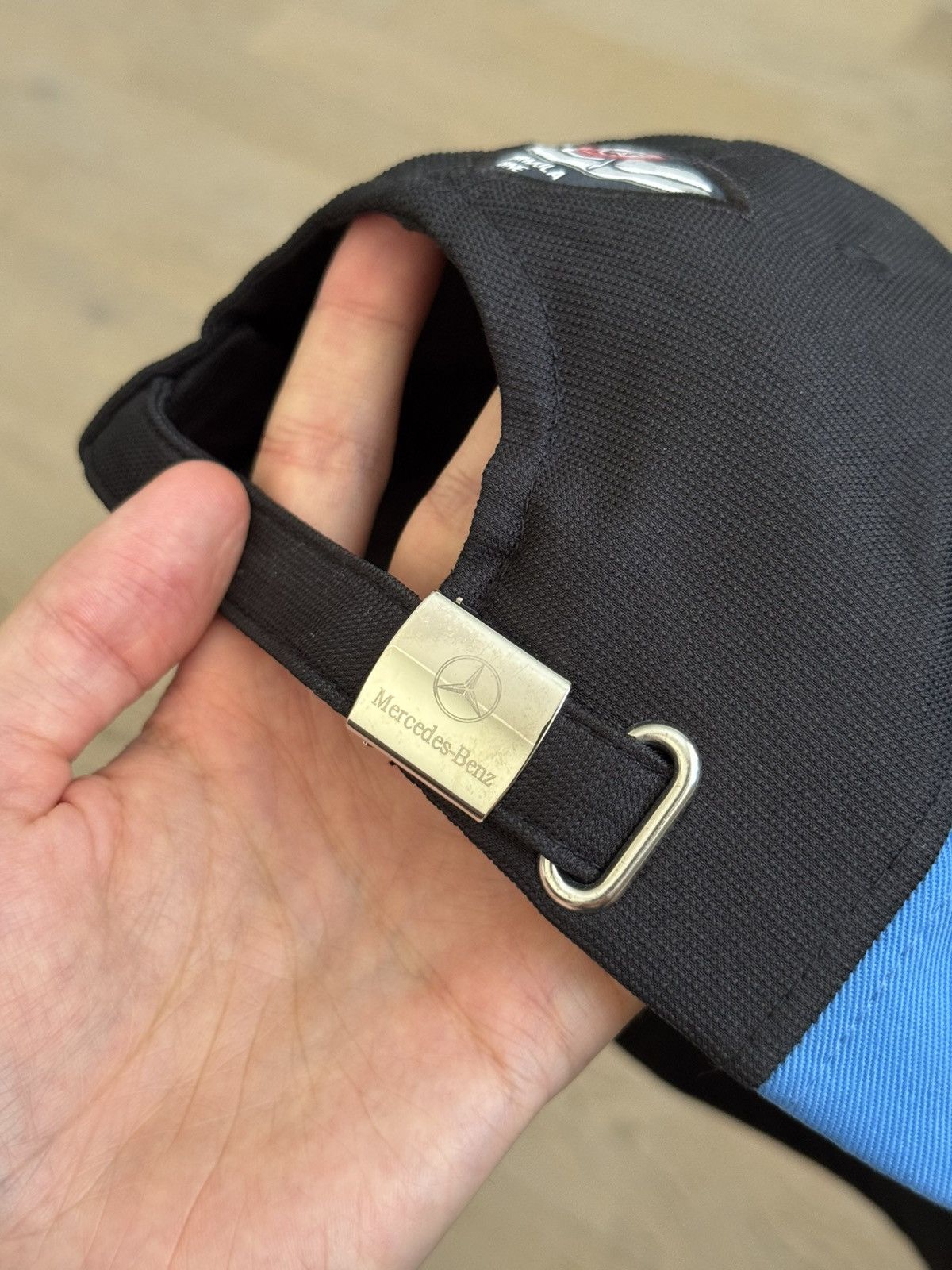 Mercedes-Benz MERCEDES Kimi Raikkonen Cap black big logo Hat 90s F1 Size ONE SIZE - 5 Thumbnail