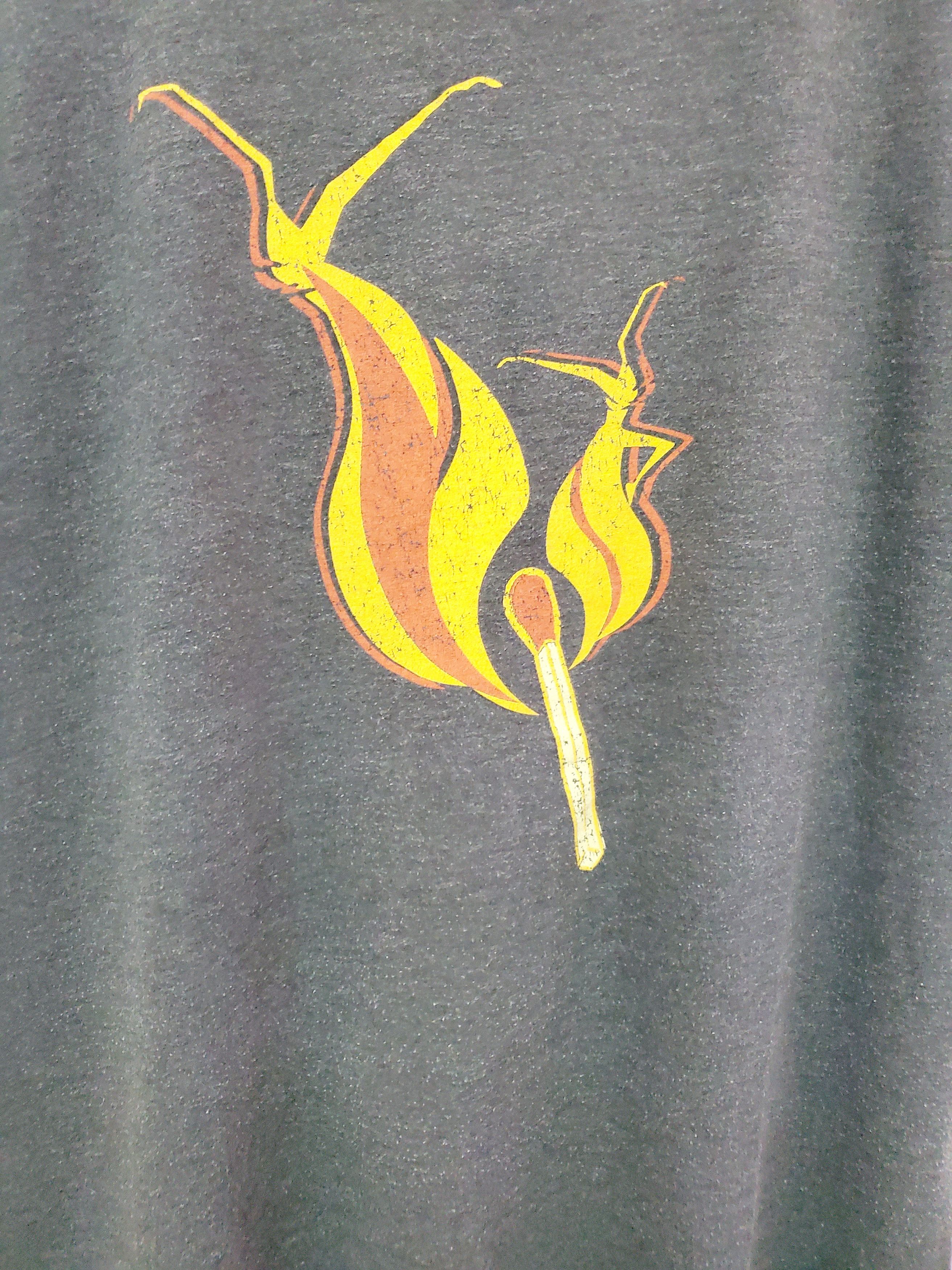 Band Tees × Vintage Dave Matthews Band Flame Matchbox Grey Tour Tee Shir Lt Size US L / EU 52-54 / 3 - 3 Thumbnail