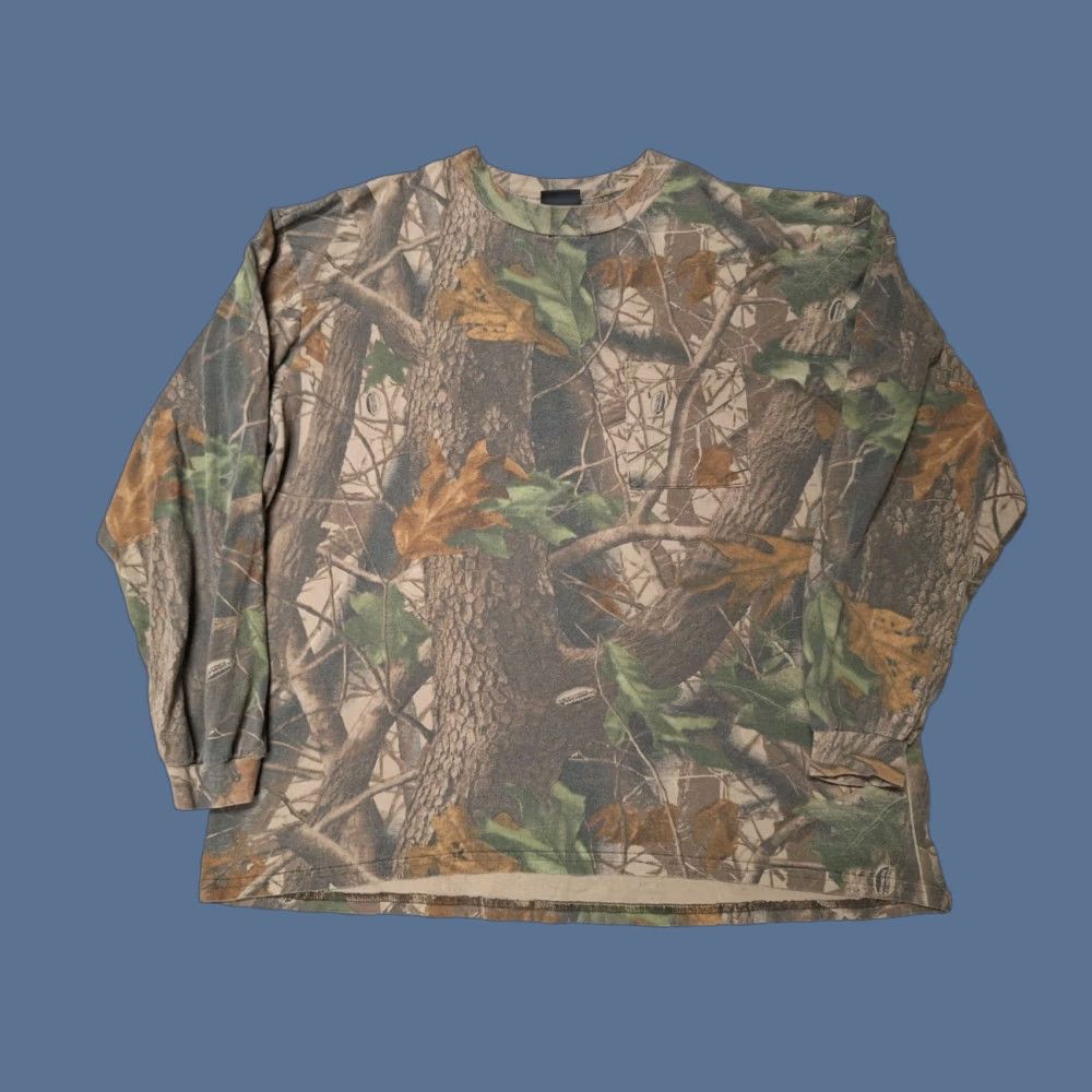 Vintage VINTAGE Liberty Camouflage Long Sleeve Shirt XL Men 90s 00s Pockets Camouflage Nature Tree Hunting Size US XL / EU 56 / 4 - 1 Thumbnail