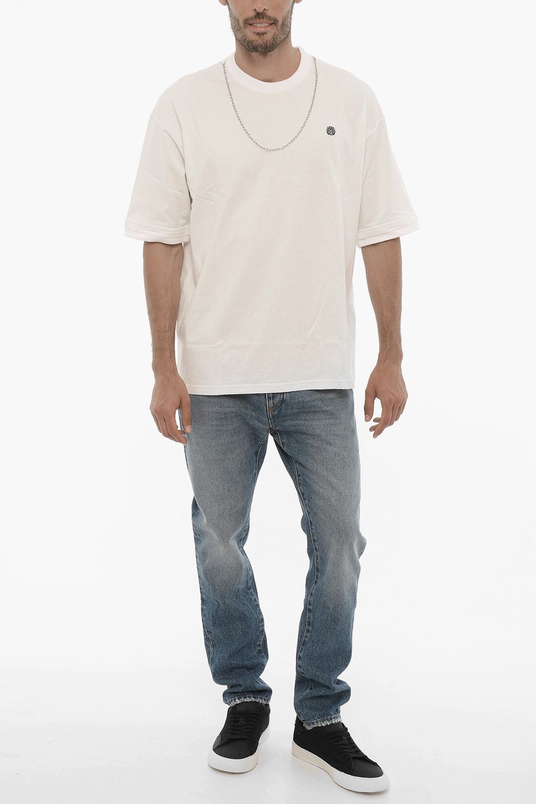 Ambush Design og1mm0925 Crewneck T-Shirt in White Size US M / EU 48-50 / 2 - 4 Thumbnail