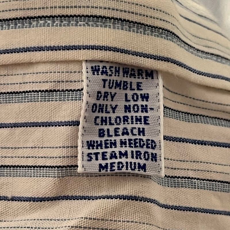 Ralph Lauren NWT Ralph Lauren Shirt Cream Blue Tan Stripe Cotton Collared Size US M / EU 48-50 / 2 - 4 Thumbnail