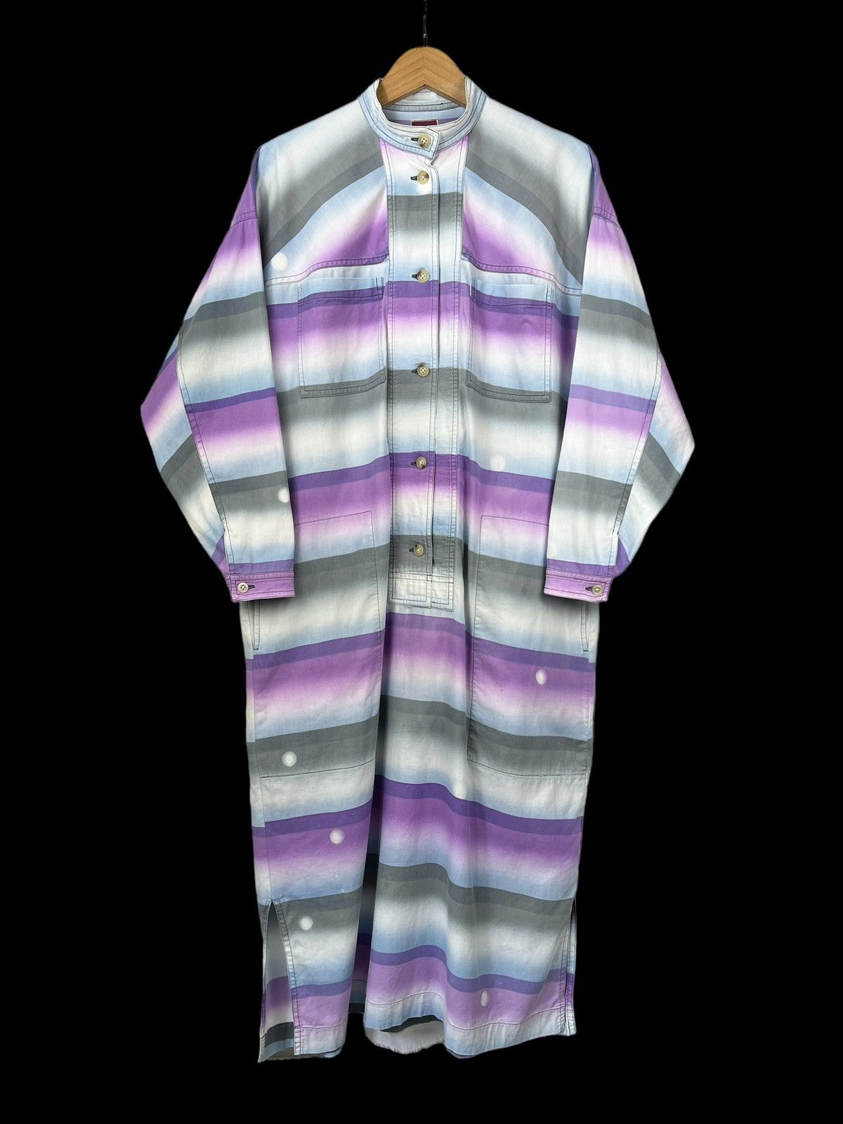 Issey Miyake Rare 1980 Issey Miyake Lucid Long Shirt Size US L / EU 52-54 / 3 - 1 Thumbnail