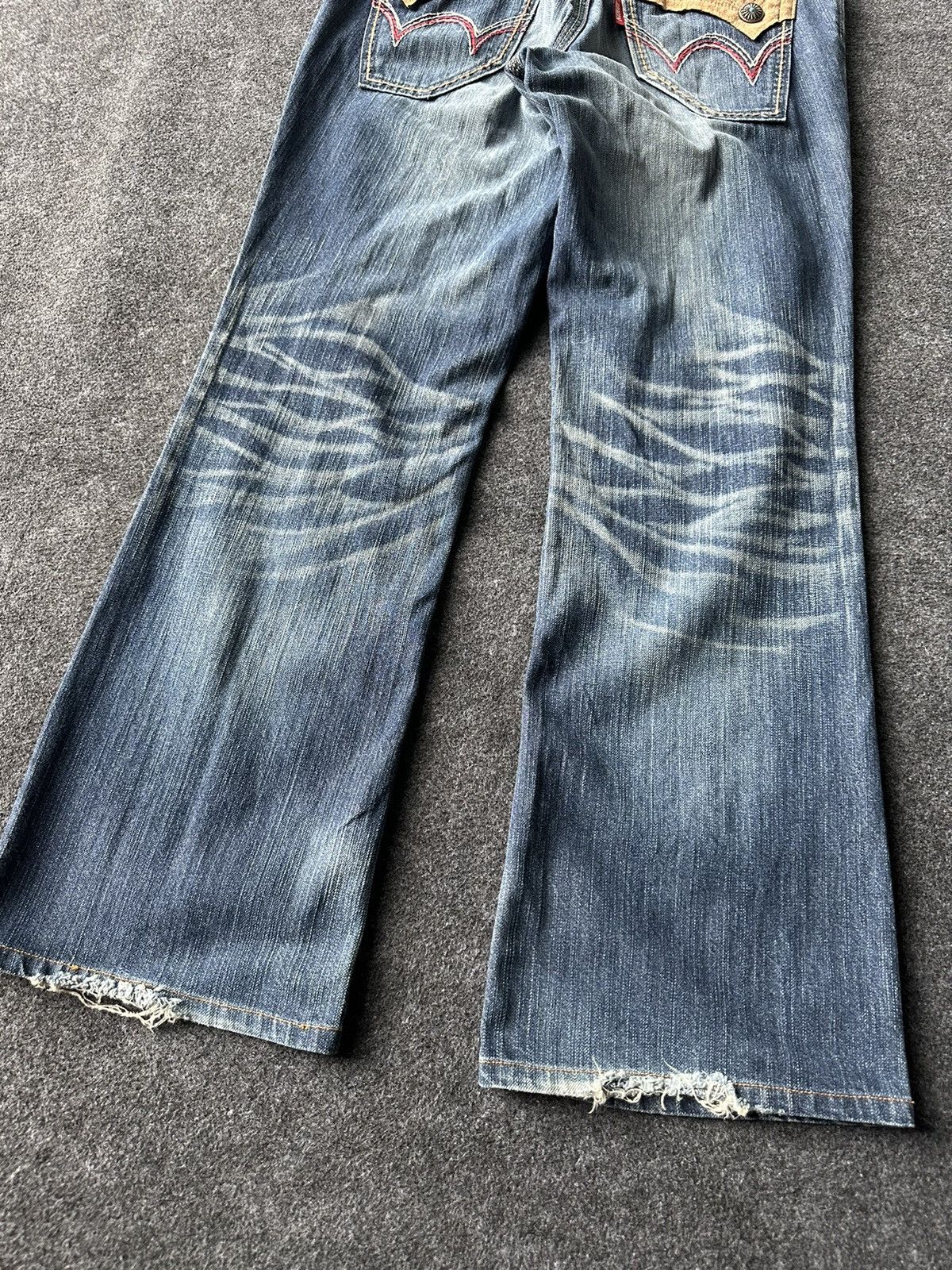 Edwin Vtg 90s Edwin Exclusive Distressed Denim 30x30 D222 Size US 30 / EU 46 - 4 Thumbnail