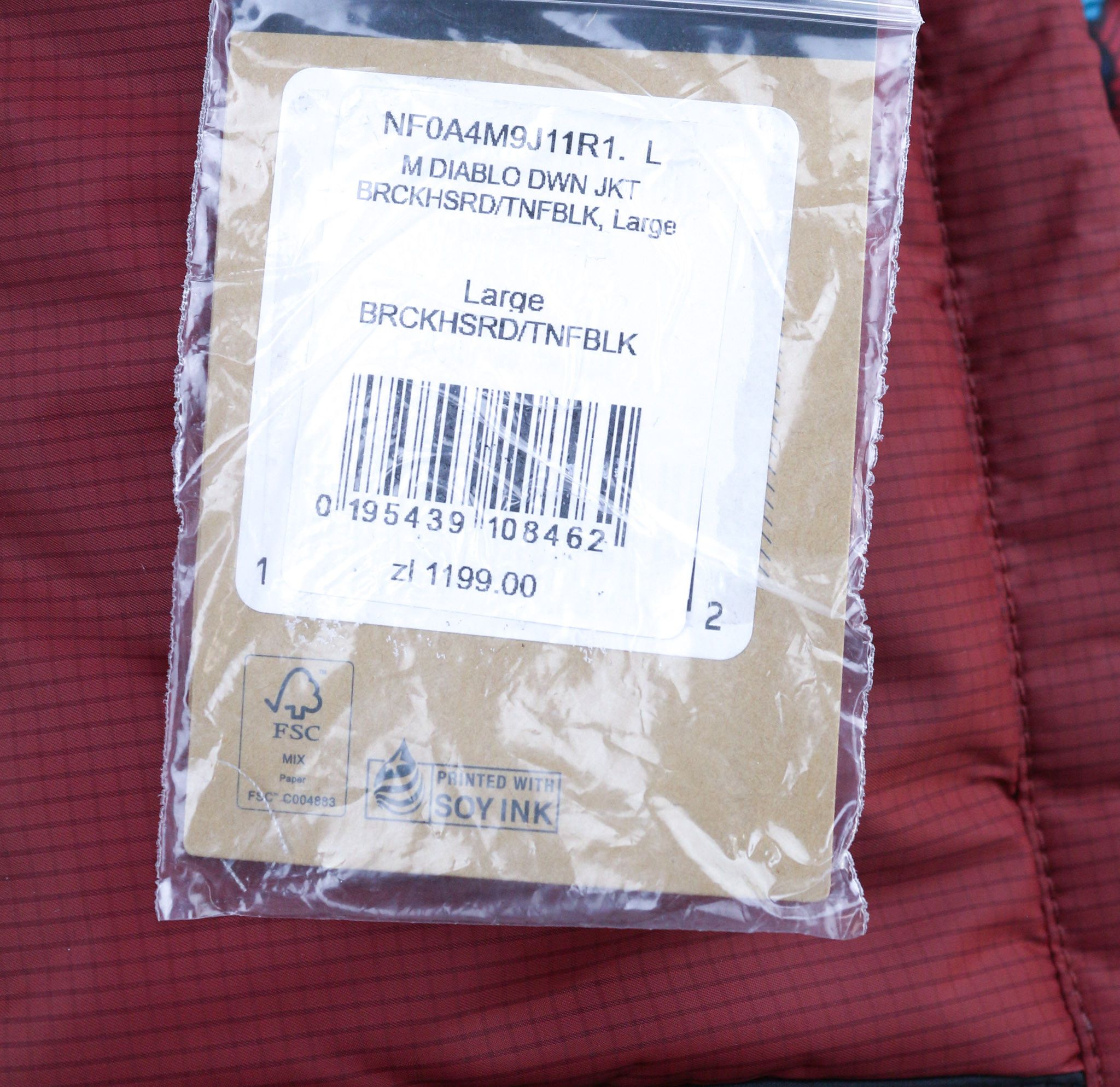 The North Face DIABLO DOWN L High Neck 700 Lined Pockets Jacket 79759 Size US L / EU 52-54 / 3 - 7 Thumbnail