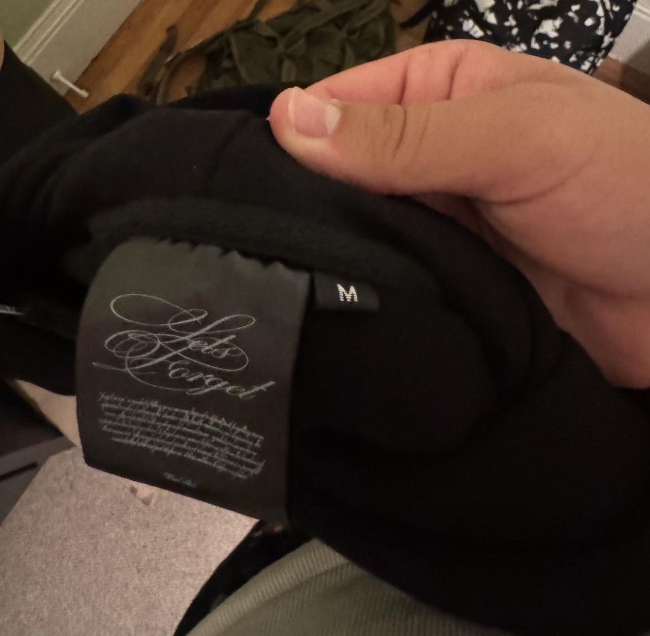 Other Forgetraven Black Scripture Hoodie Size US M / EU 48-50 / 2 - 5 Thumbnail