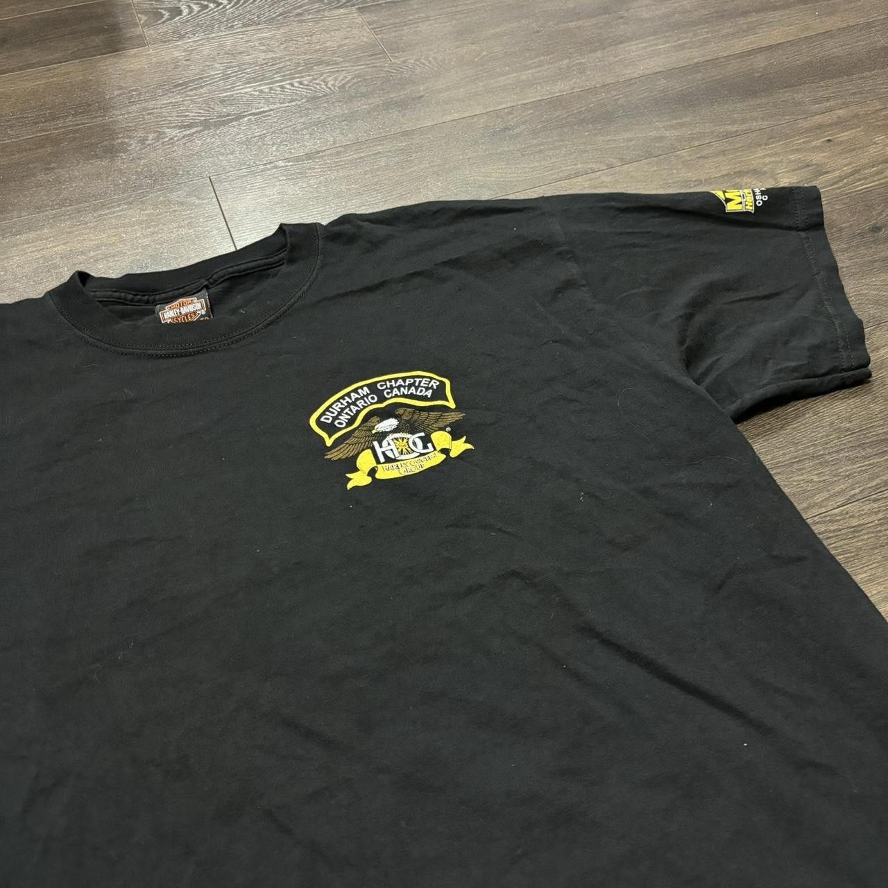 Designer vintage Harley Davidson Durham chapter Ontario t shirt XL Size US XL / EU 56 / 4 - 2 Thumbnail