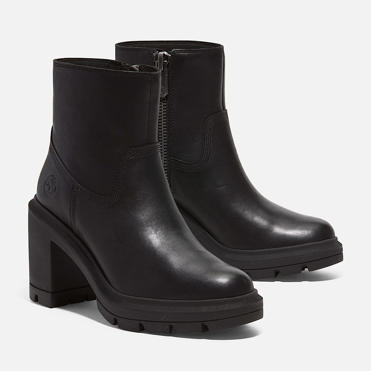 Timberland TIMBERLAND WOMEN'S 9 ALLINGTON HEIGHTS MID ZIP UP BOOT BLACK Size US 9 / IT 39 - 2 Thumbnail