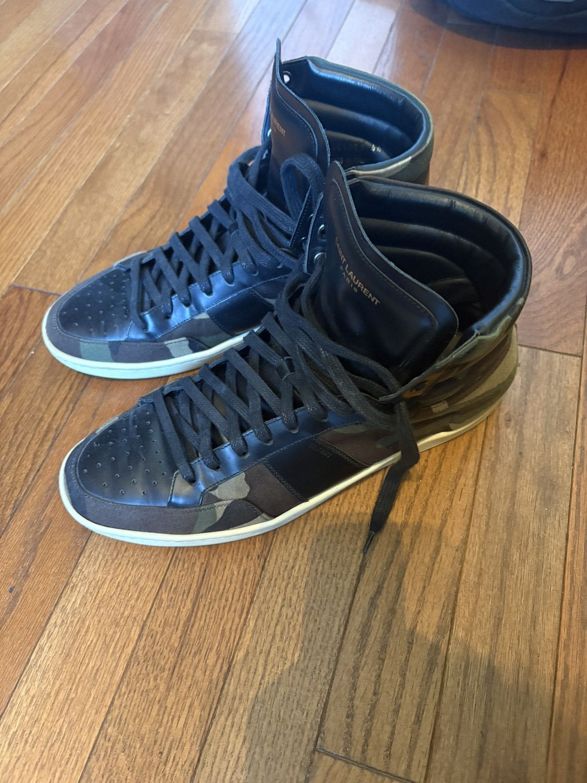 Saint Laurent Paris Saint Laurent Paris SL-10H High Top Sneaker Size US 10.5 / EU 43-44 - 6 Thumbnail