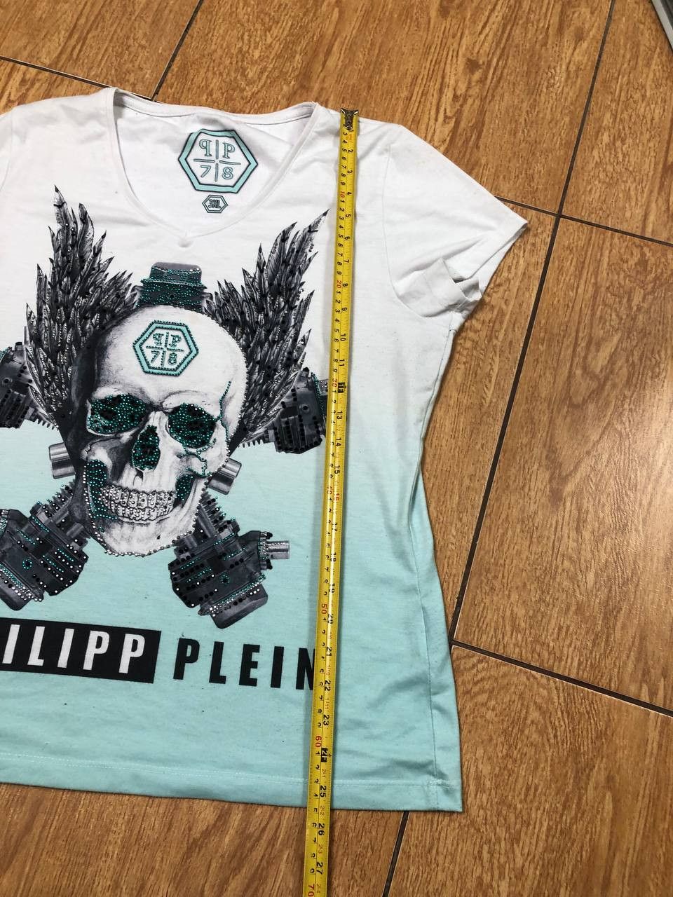 Japanese Brand × Philipp Plein Y2K Affliction Style All Over Print T Shirt Tee Japan Size US M / EU 48-50 / 2 - 14 Thumbnail