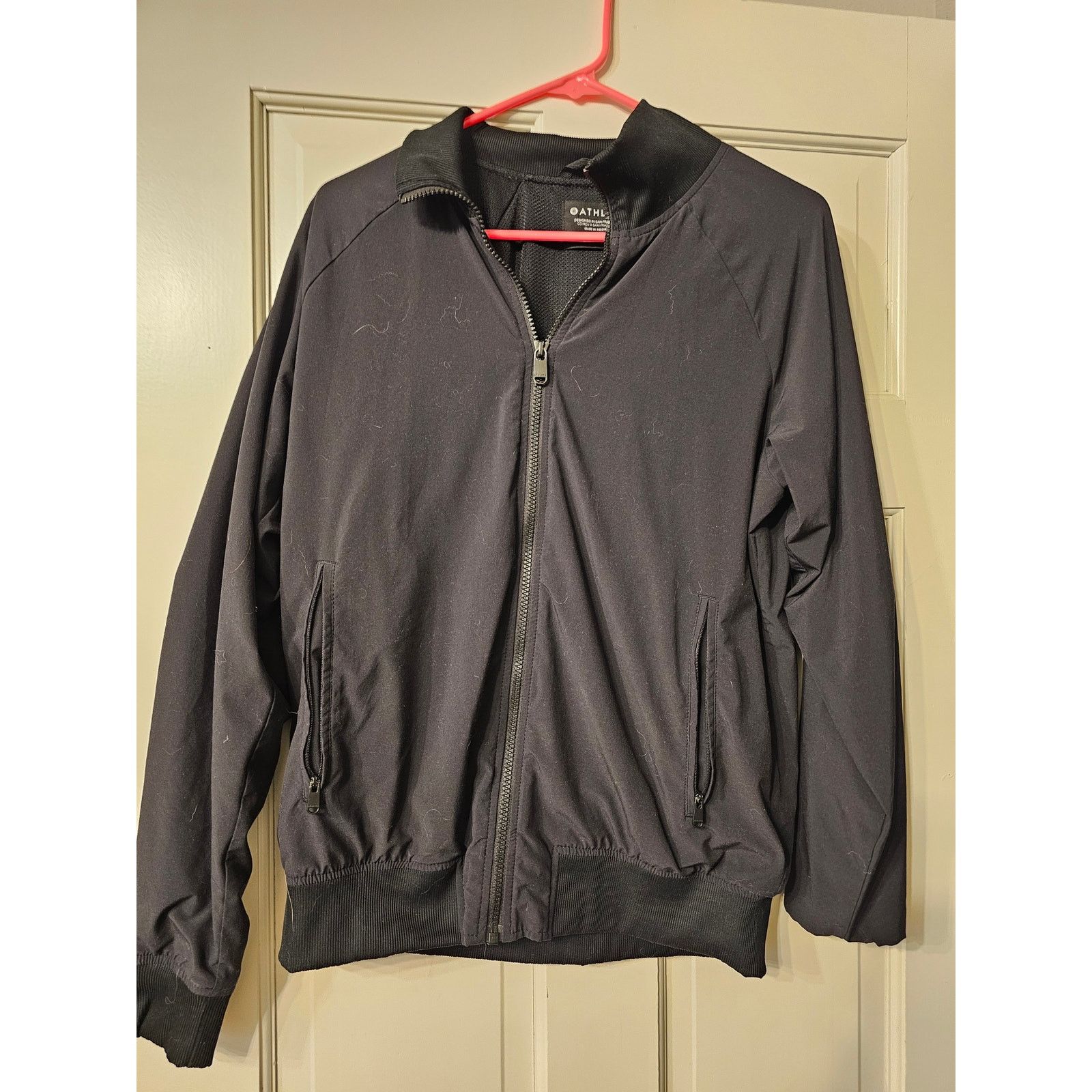 Athleta Athleta Brooklyn Bomber Jacket Black Size Medium Size US M / EU 48-50 / 2 - 1 Thumbnail