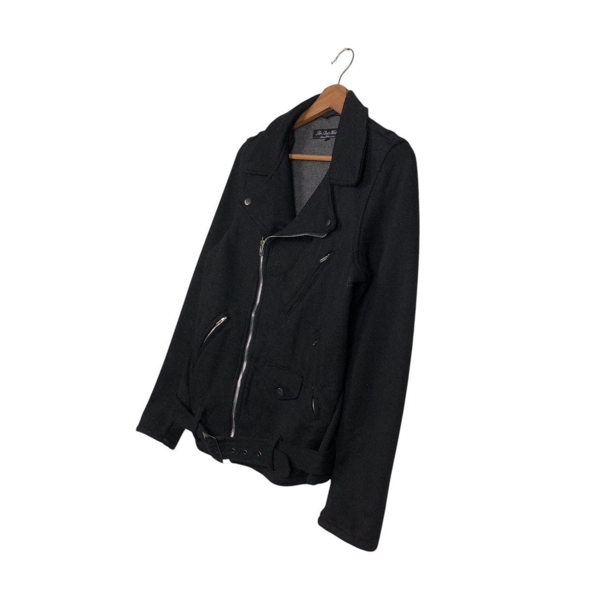 Japanese Brand 📌Biker Jacket Double Collar Corona Japan Rich Black Belt Size US M / EU 48-50 / 2 - 3 Thumbnail