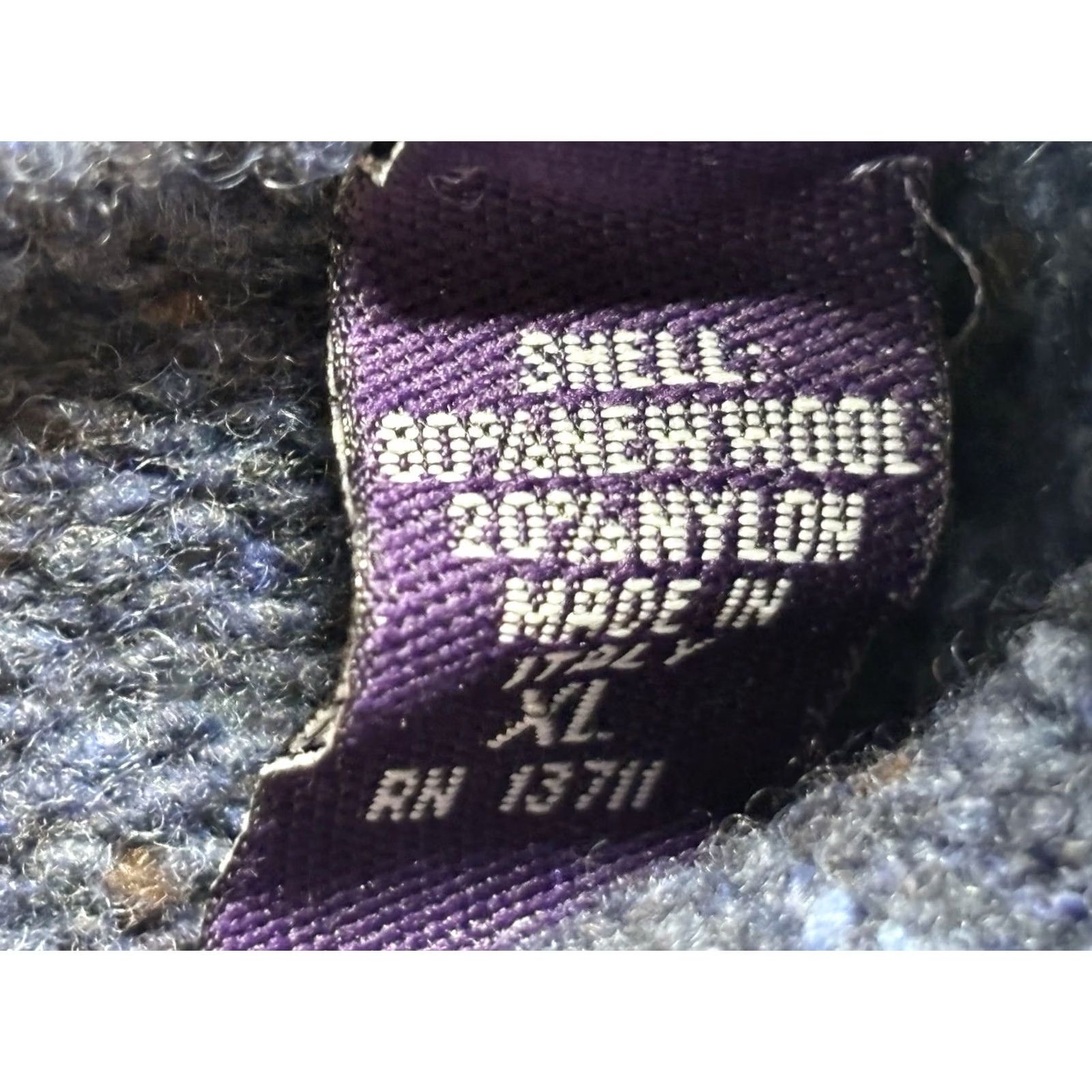 Vintage VINTAGE J. Ashford Wool Sweater Men XL Blue 1/4 Zip 90s Made In Italy Pullover Knit Mock Neck Long Sleeve Ribbed Wool Blend Mens Size US XL / EU 56 / 4 - 5 Thumbnail