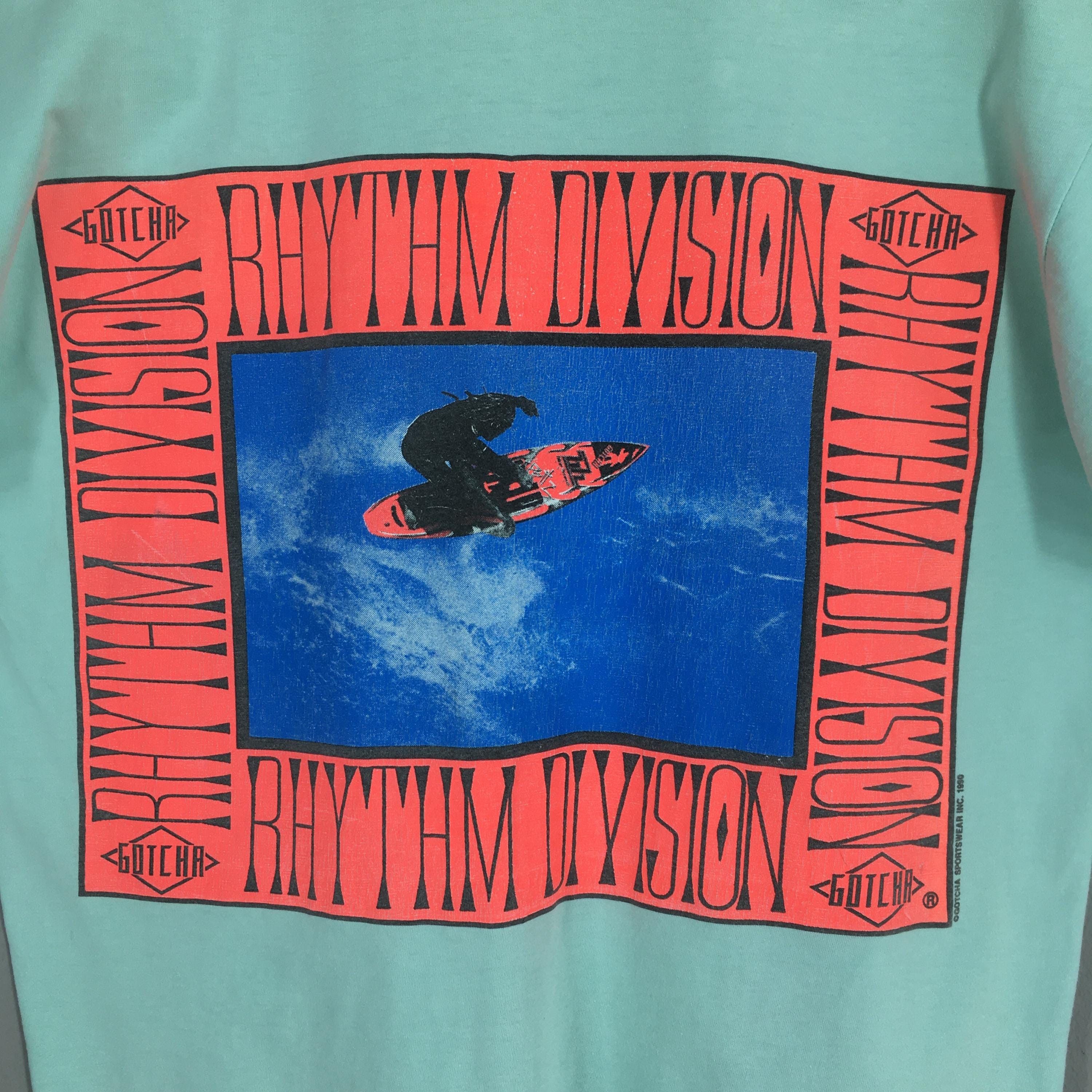 Gotcha Vintage 90s Gotcha Hawaii Surf Green T shirt Medium Size US M / EU 48-50 / 2 - 2 Thumbnail