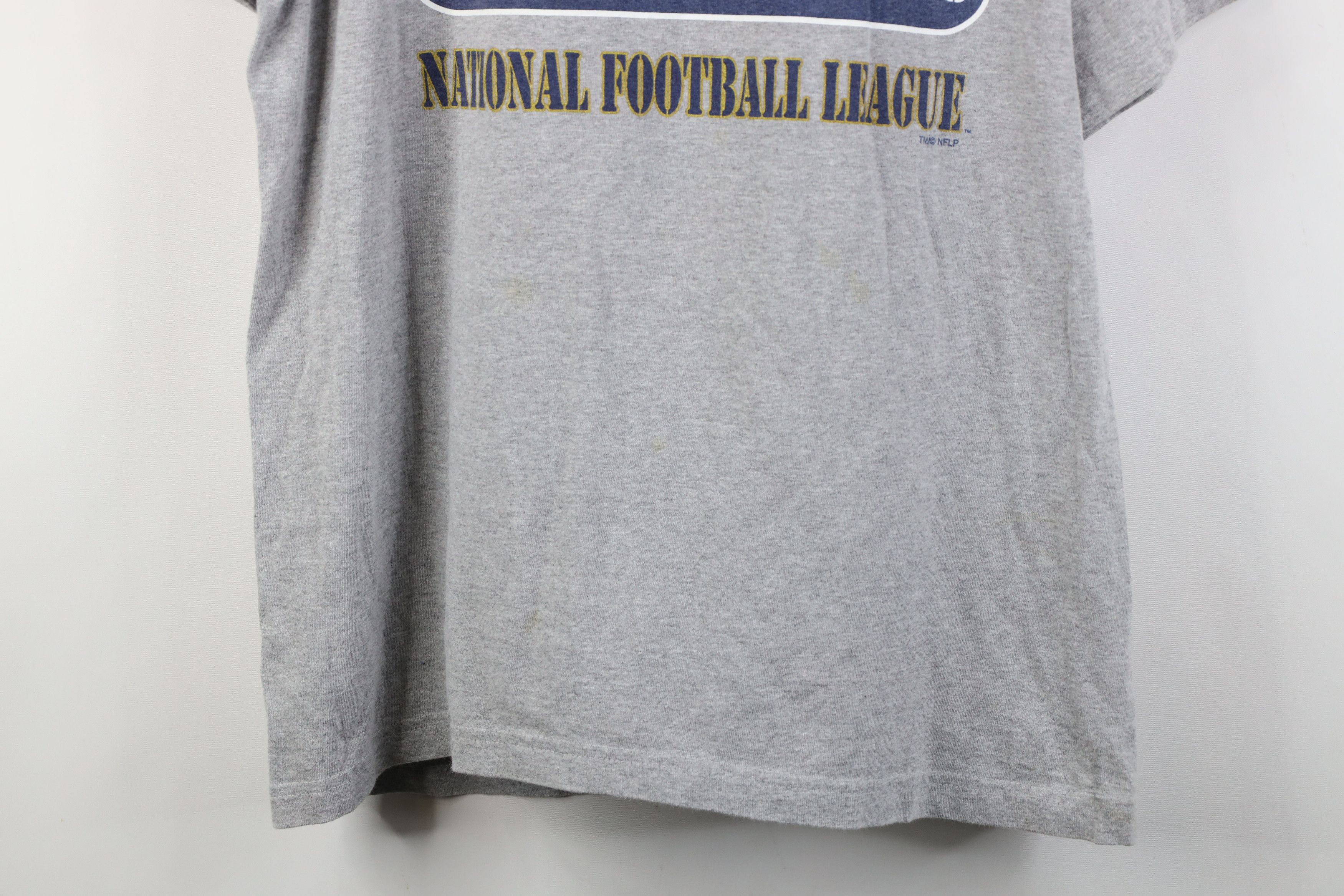 Vintage Vintage 90s Y2K Faulk St Louis Rams Football Jersey T-Shirt Size US L / EU 52-54 / 3 - 3 Thumbnail
