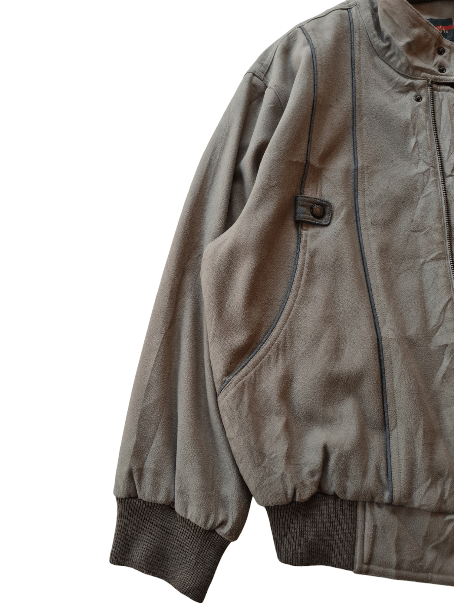 Vintage Caravach Bomber Jacket Issey Miyake Style Size US M / EU 48-50 / 2 - 5 Thumbnail