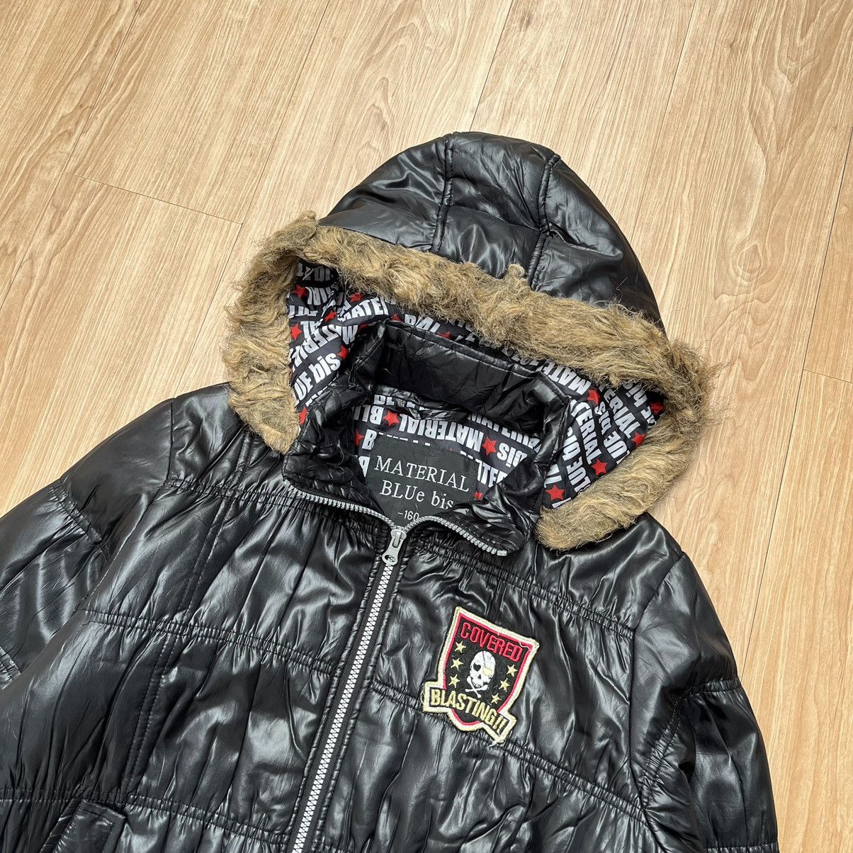 14th Addiction × Hysteric Glamour × Japanese Brand 2000S Material Blue Bis Japan "covered blasting" Size M / US 6-8 / IT 42-44 - 4 Thumbnail