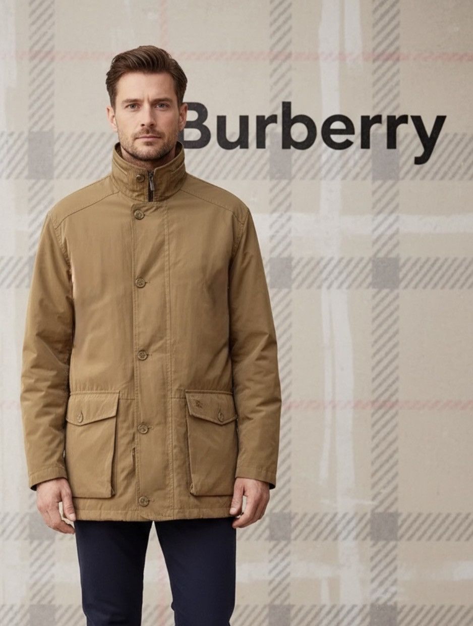 Burberry 🔥 parka light jacket Burberry novacheck camel size L Size US L / EU 52-54 / 3 - 1 Thumbnail