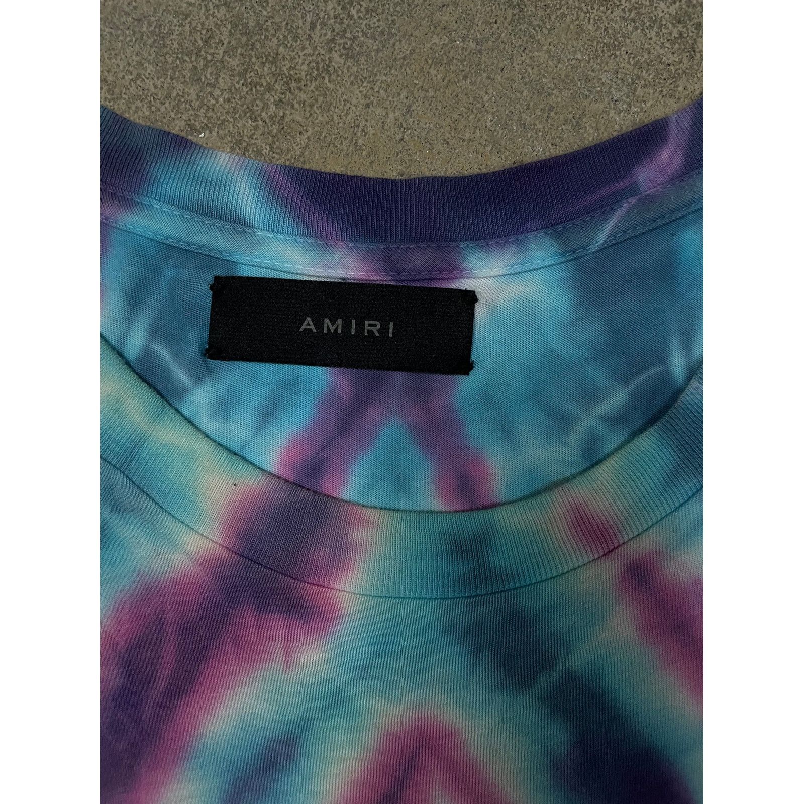 Amiri Amiri Tie Dye Dove Tee XL Used Size US XL / EU 56 / 4 - 3 Thumbnail