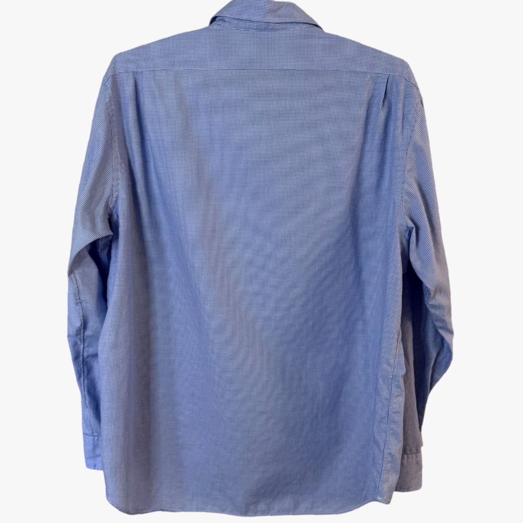 Polo Ralph Lauren POLO RALPH LAUREN Gingham Check Button-Up Shirt Blue Micro Check 2XL Men's Cotton Classic Preppy Size US XXL / EU 58 / 5 - 4 Thumbnail