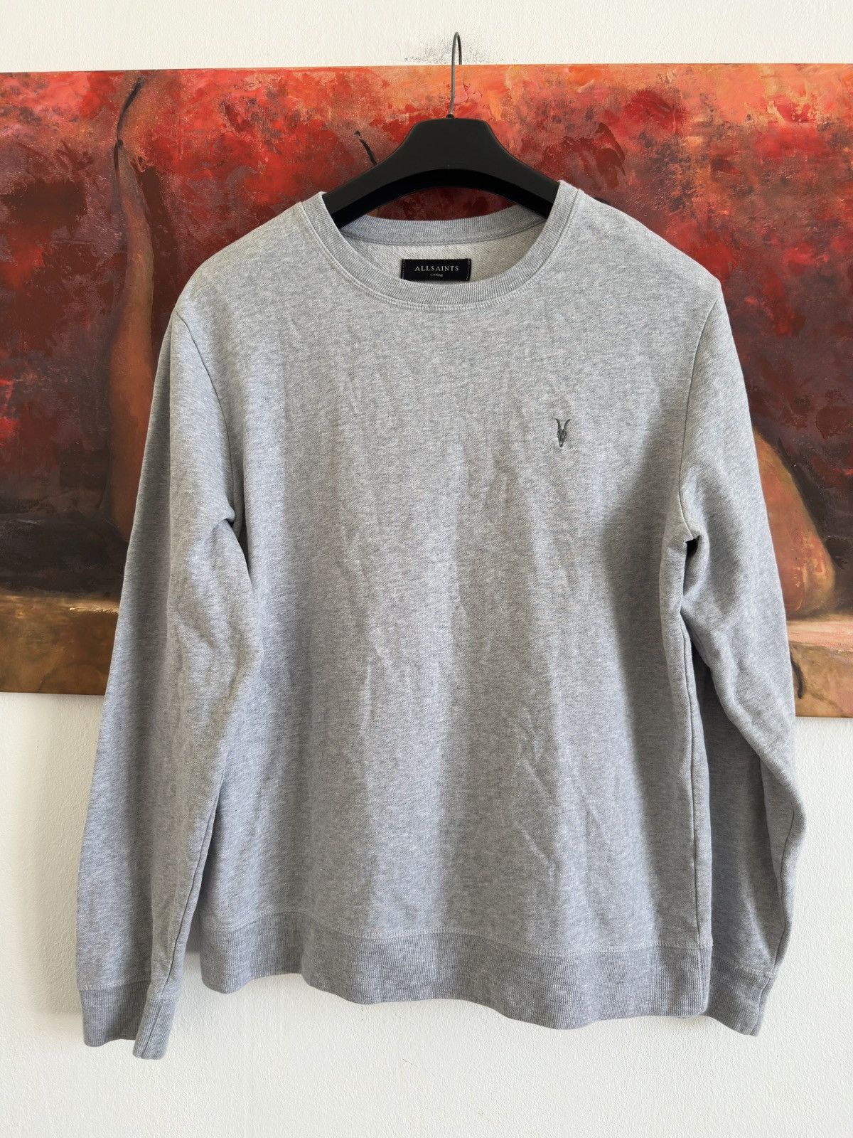 Allsaints Allsaints Gray Cotton Sweatshirt Size L Size US L / EU 52-54 / 3 - 1 Thumbnail