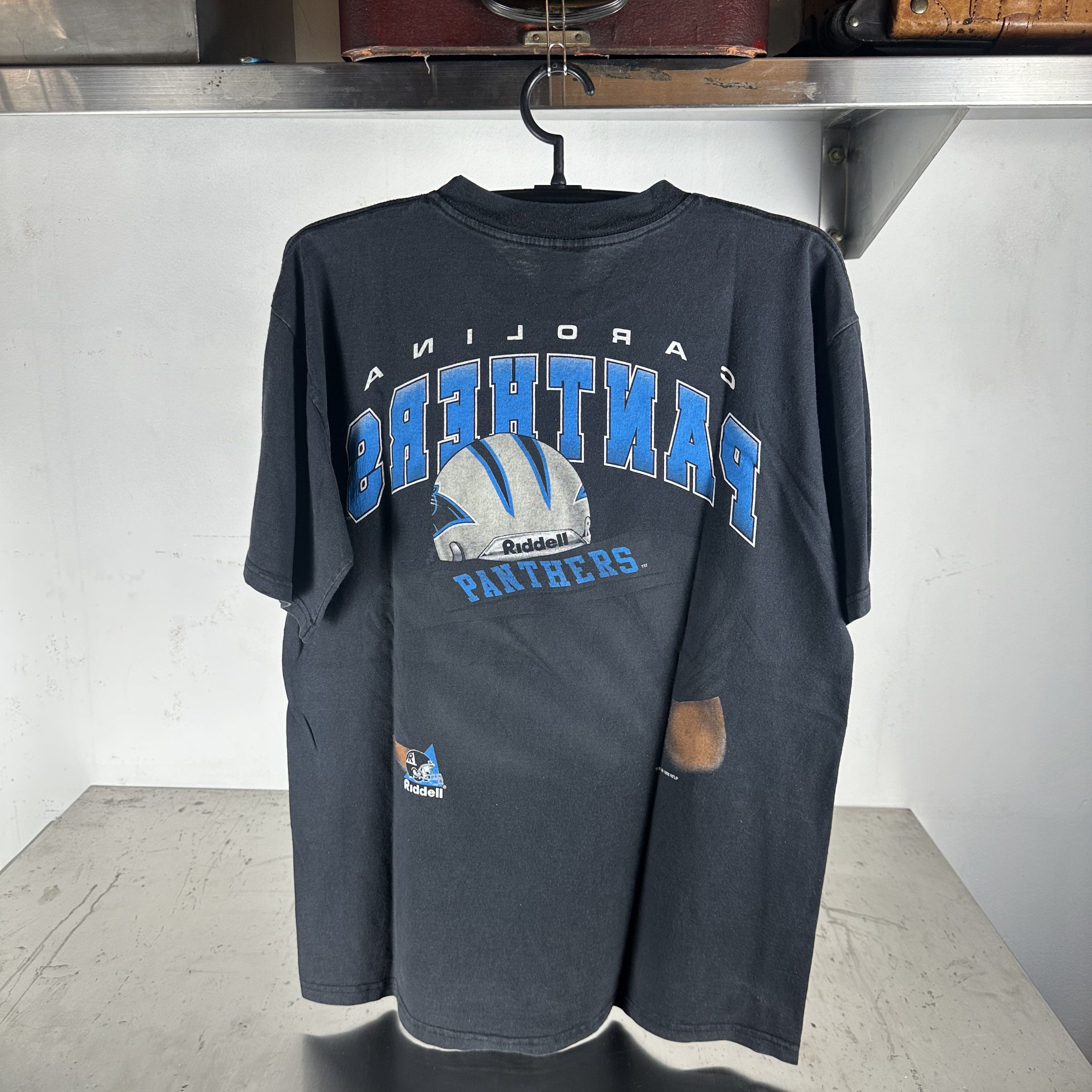Vintage ​1996 Carolina Panthers NFL Double Sided Graphic T-shirt Size US L / EU 52-54 / 3 - 3 Thumbnail