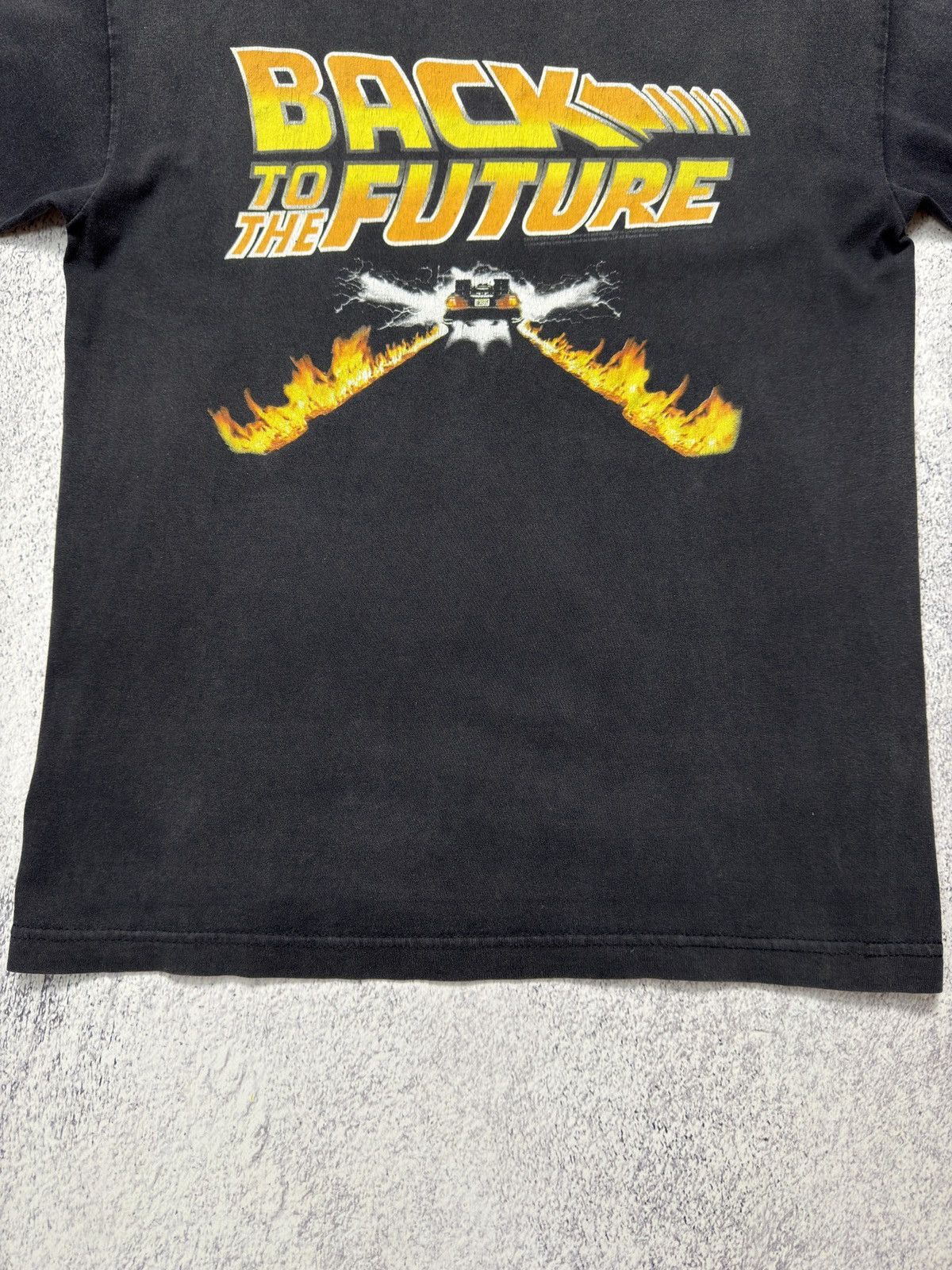 Vintage Vintage 90s Back To The Future Delorean Movie T-Shirt Faded Size US M / EU 48-50 / 2 - 3 Thumbnail