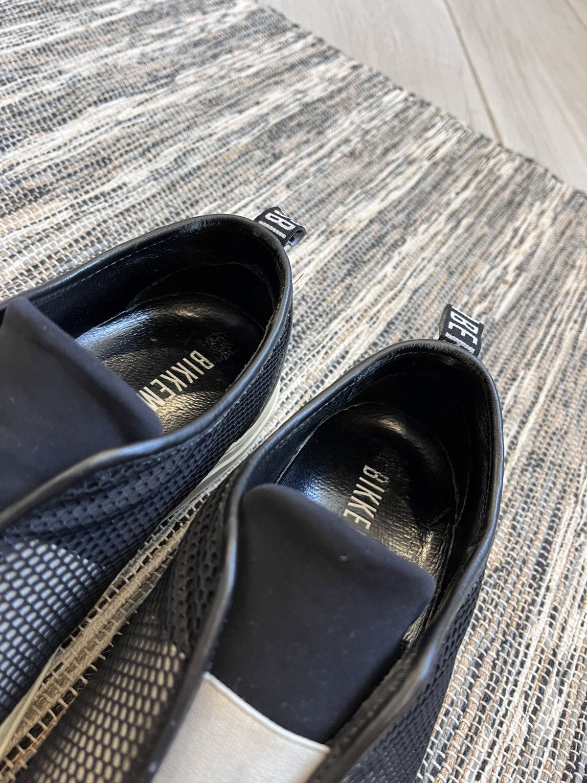 Dirk Bikkembergs × Vintage Dirk Bikkembergs Leather Sneakers Slipons shoes minimalistic Size US 8 / IT 38 - 9 Thumbnail