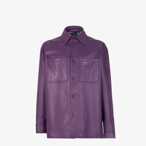 Fendi o1w1db11224 Blouson Jacket in Purple Size US XL / EU 56 / 4 - 1 Thumbnail