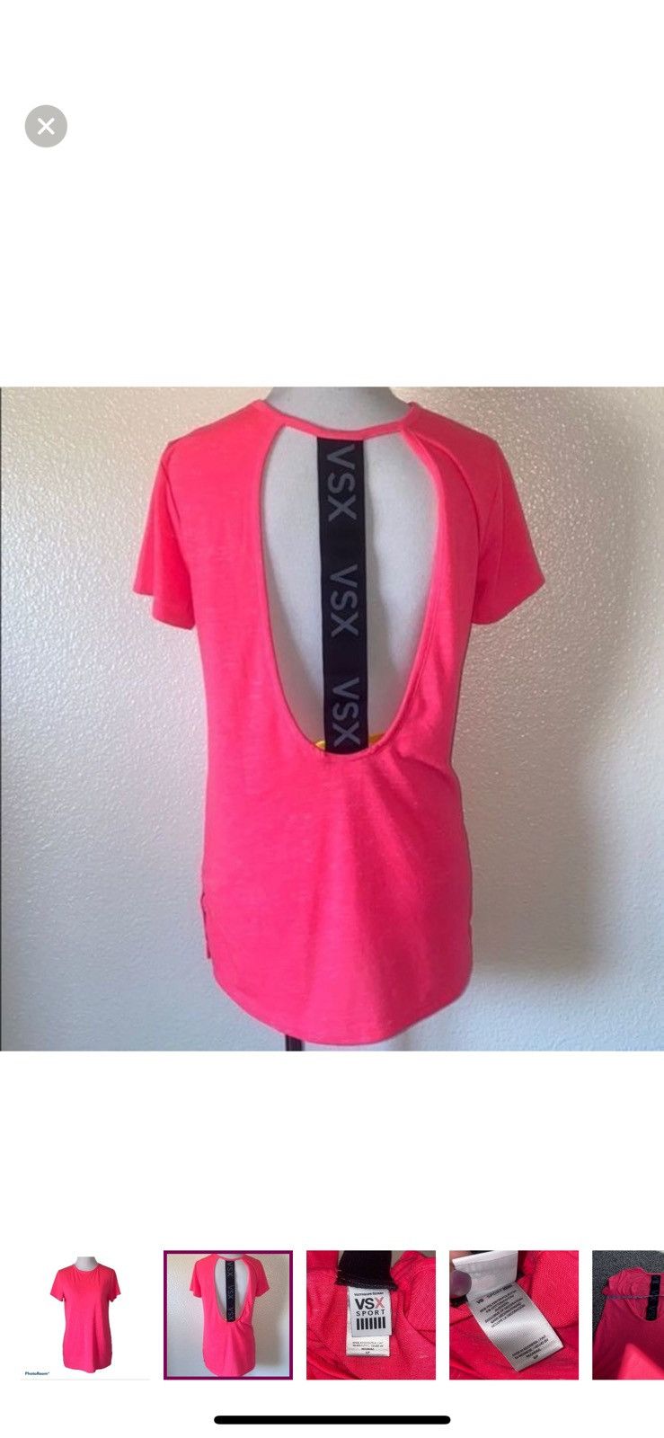 Victoria's Secret Victoria’s Secret sport small cutout pink top Size S / US 4 / IT 40 - 4 Thumbnail