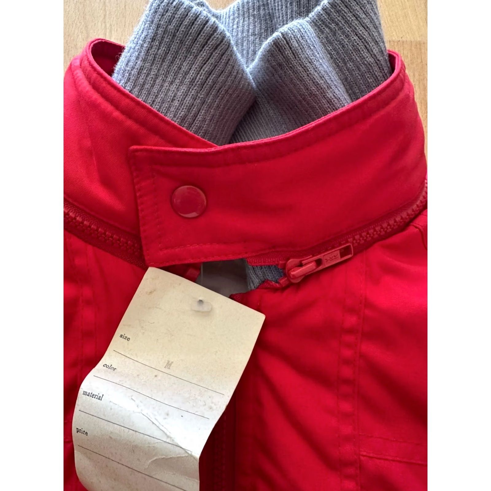 Vintage VINTAGE 80s Midamerica Very Red Nylon Puffer Jacket Ski Men M NWT Size US M / EU 48-50 / 2 - 6 Thumbnail