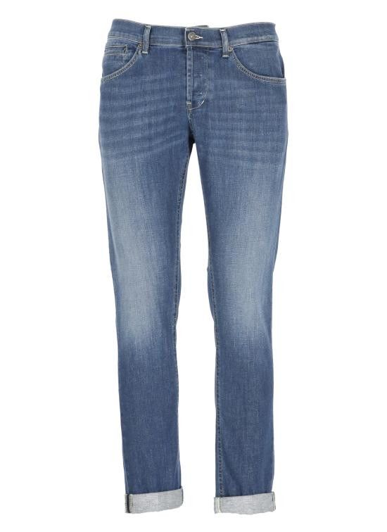 Dondup DONDUP Men Straight Pants UP232 DS0296 IM9800 Blue Size US 31 - 1 Thumbnail