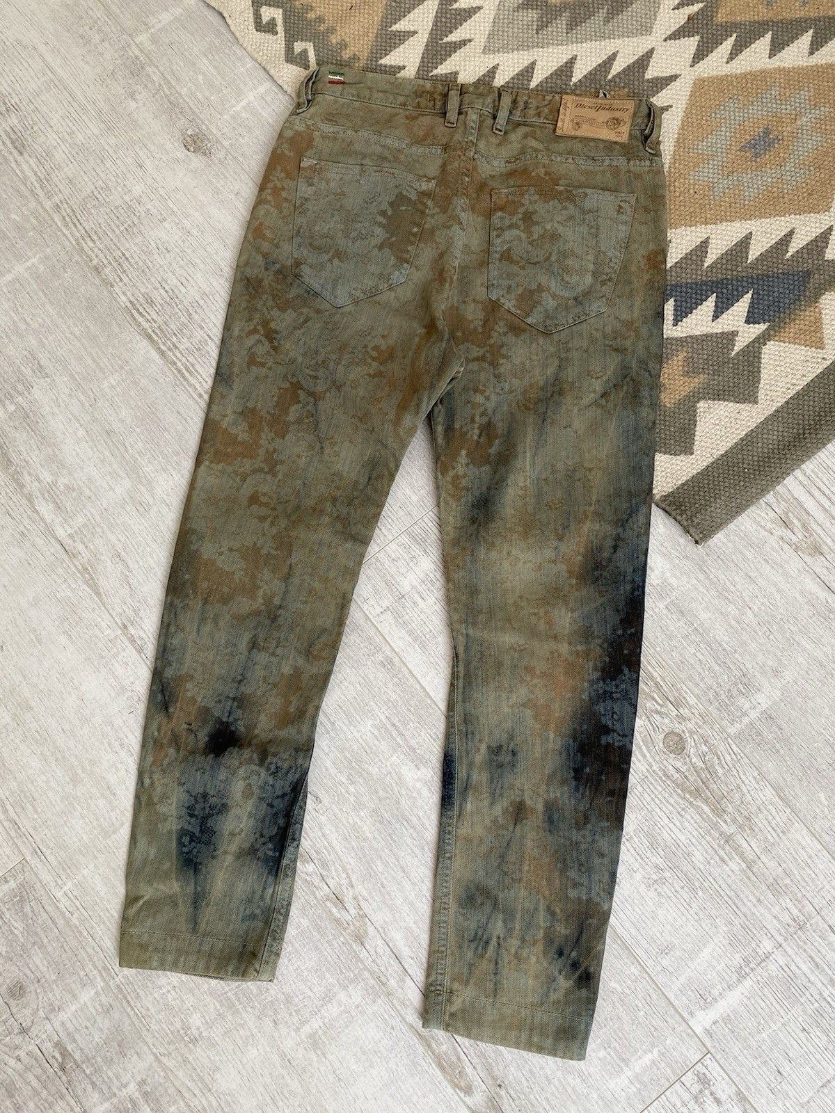 Diesel Diesel Womens Avant Garde Painted Pants Jeans Size 25" / US 0 / IT 36 - 9 Thumbnail