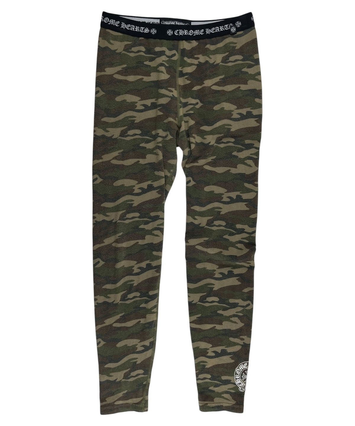 Chrome Hearts Chrome Hearts Camo Horseshoe Logo Print Leggings Size 28" / US 6 / IT 42 - 1 Thumbnail