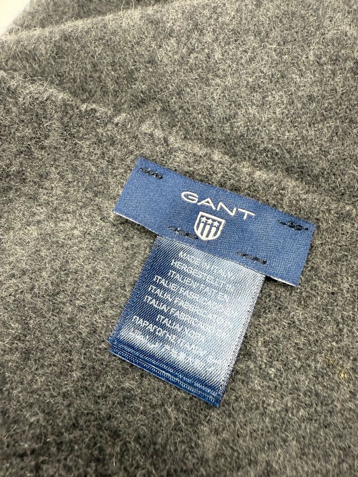 Gant Gant 100% Wool Soft Scarf Made In Italy Size ONE SIZE - 7 Thumbnail