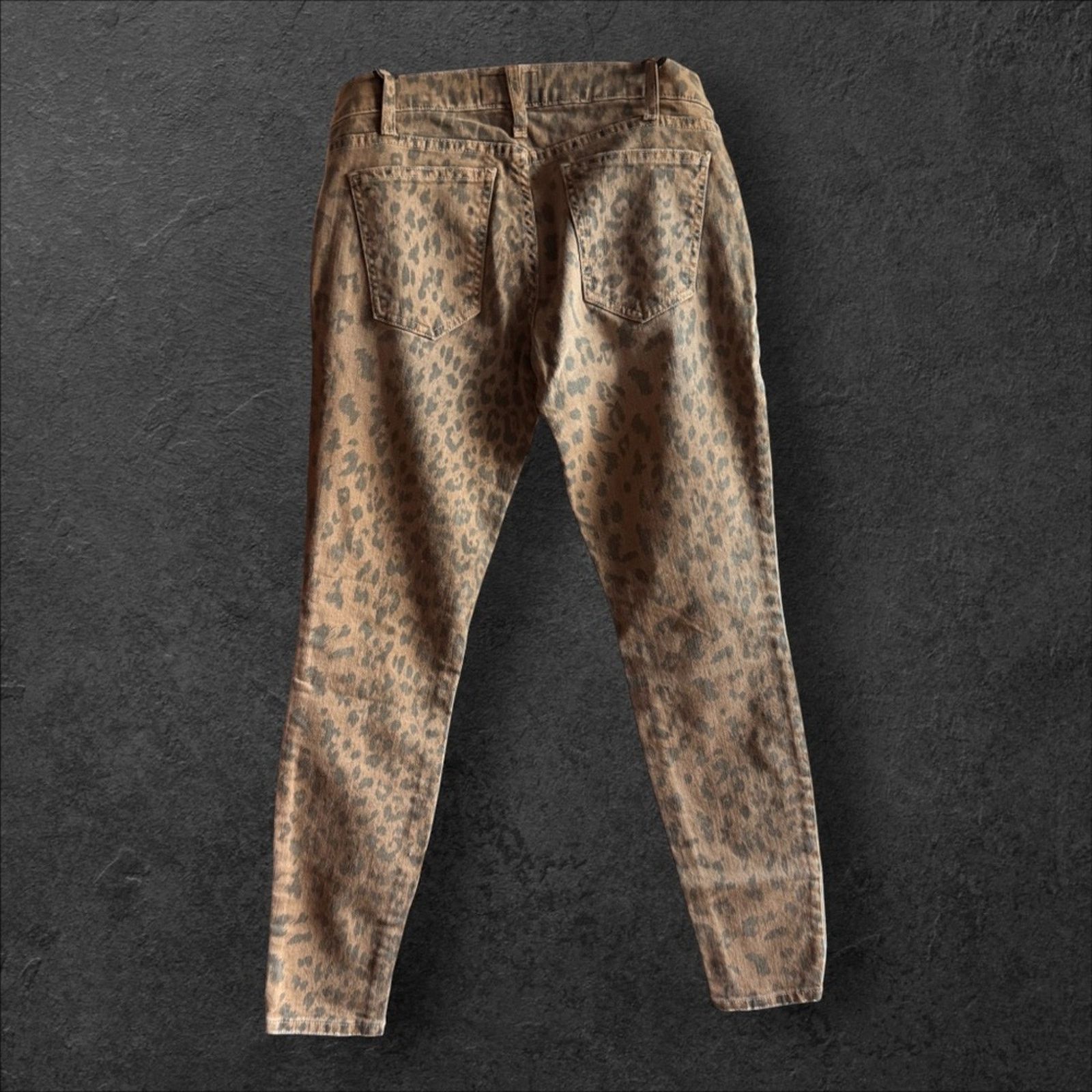 Current/Elliot Current/Elliott NWT Stiletto Leopard Print Skinny Jeans 25 Size 25" / US 0 / IT 36 - 3 Thumbnail