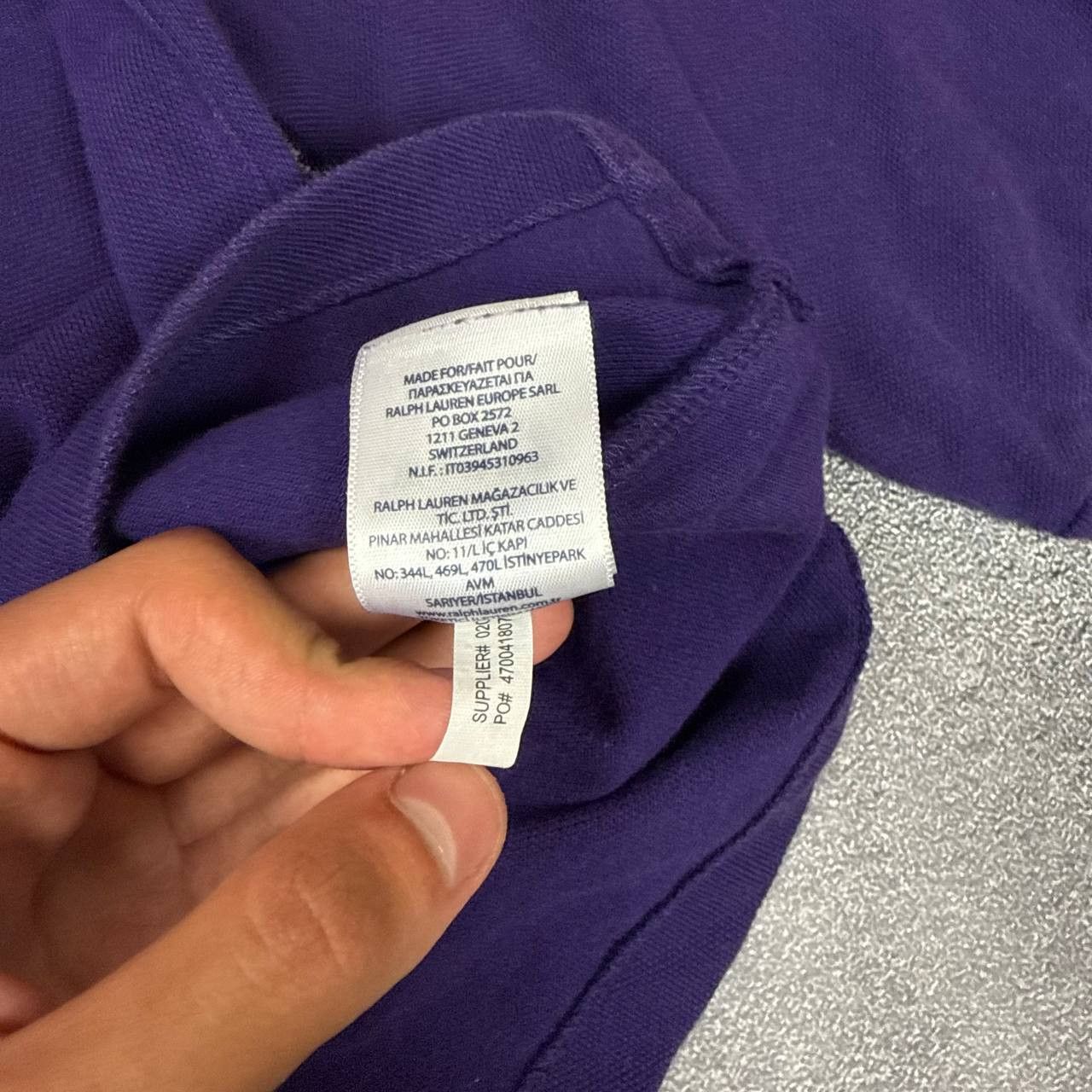Polo Ralph Lauren Vintage Ralph Lauren purple longsleeve polo Size US XL / EU 56 / 4 - 5 Thumbnail