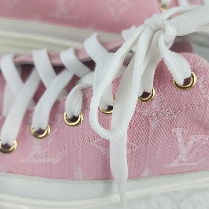 Louis Vuitton Louis Vuitton Stellar Low-Top Pink Sneakers -2508 Size US 6 / IT 36 - 8 Thumbnail