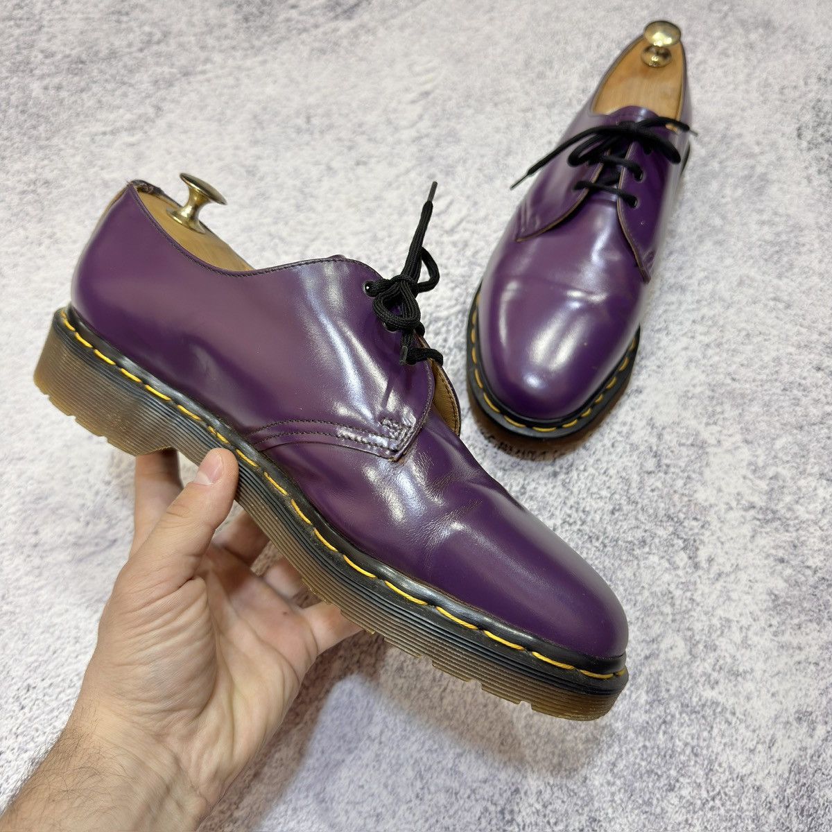 Dr. Martens Dr. Martens England 1461 Purple Derbies US10 UK9 EU43 28cm Size US 10 / EU 43 - 7 Thumbnail