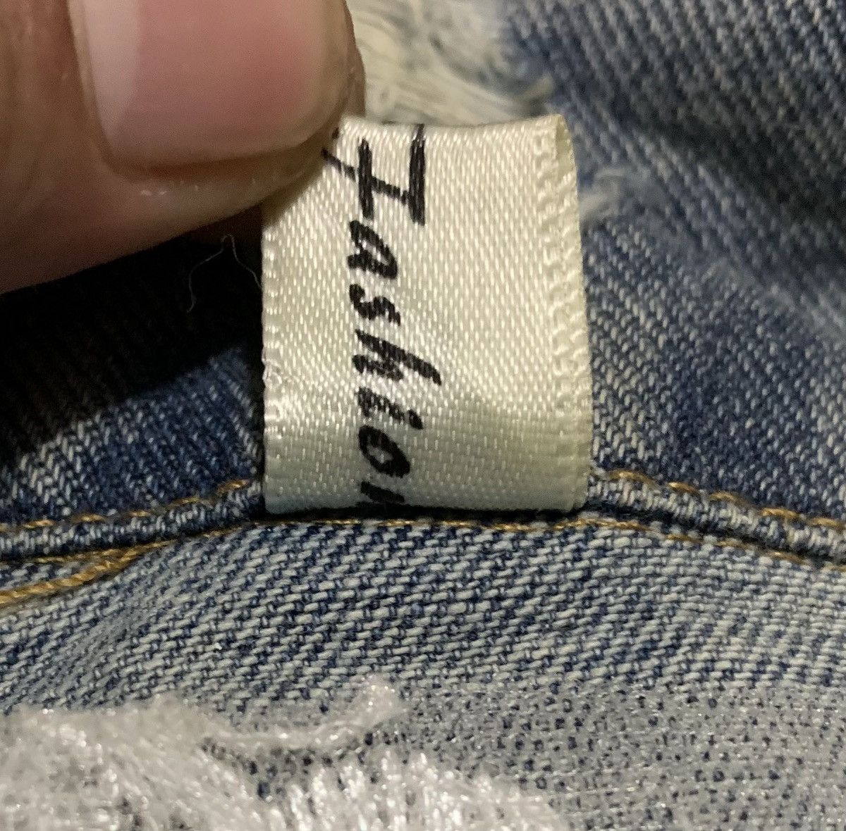 If Six Was Nine RARE💥Vintage Custome Made Denim Jacket Nice Design Size US M / EU 48-50 / 2 - 8 Thumbnail