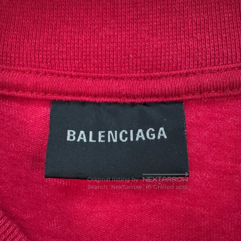 Balenciaga Balenciaga Flame Burst Letter Short Sleeve Size US M / EU 48-50 / 2 - 6 Thumbnail