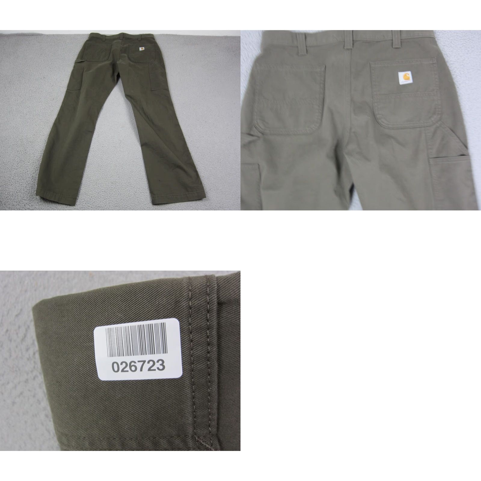 Carhartt Carhartt Pants Men Regular 36x32 Green Relaxed Fit Duck Canvas Workwear Pants Size US 36 / EU 52 - 9 Thumbnail
