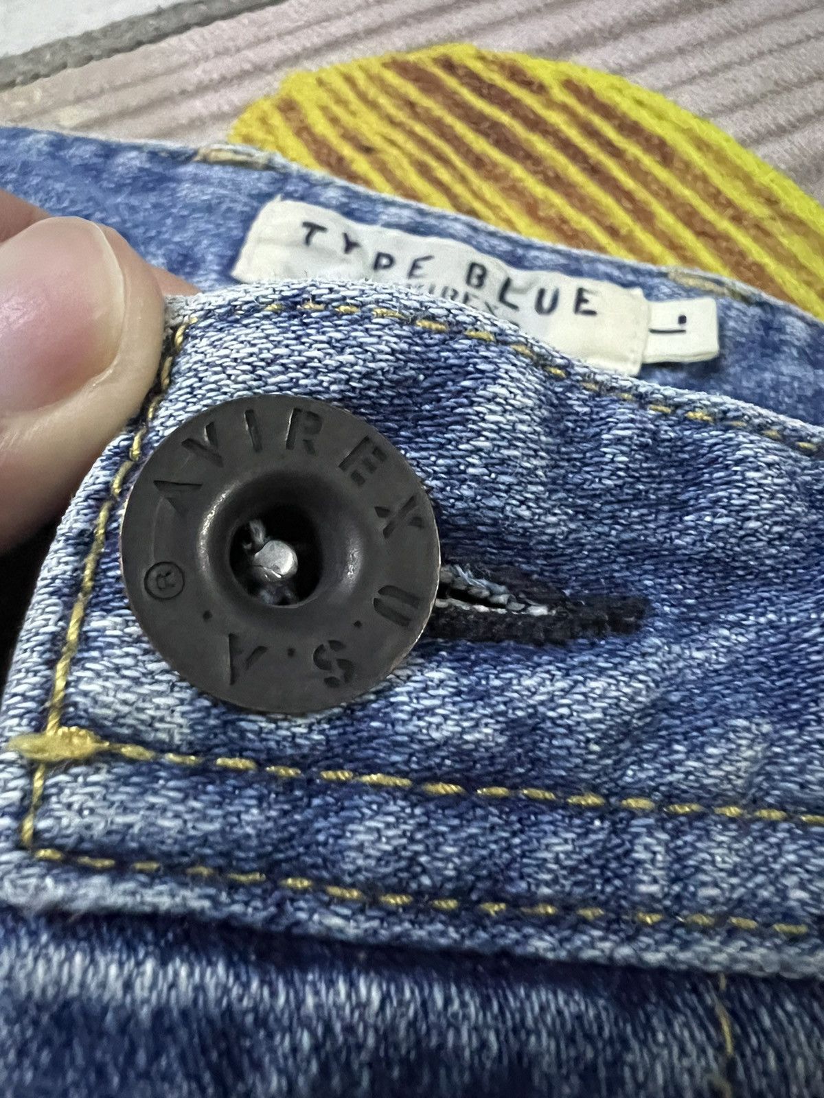 Avirex × Japanese Brand TYPE BLUE AVIREX CARGO JEANS VERY RARE Size US 30 / EU 46 - 8 Thumbnail