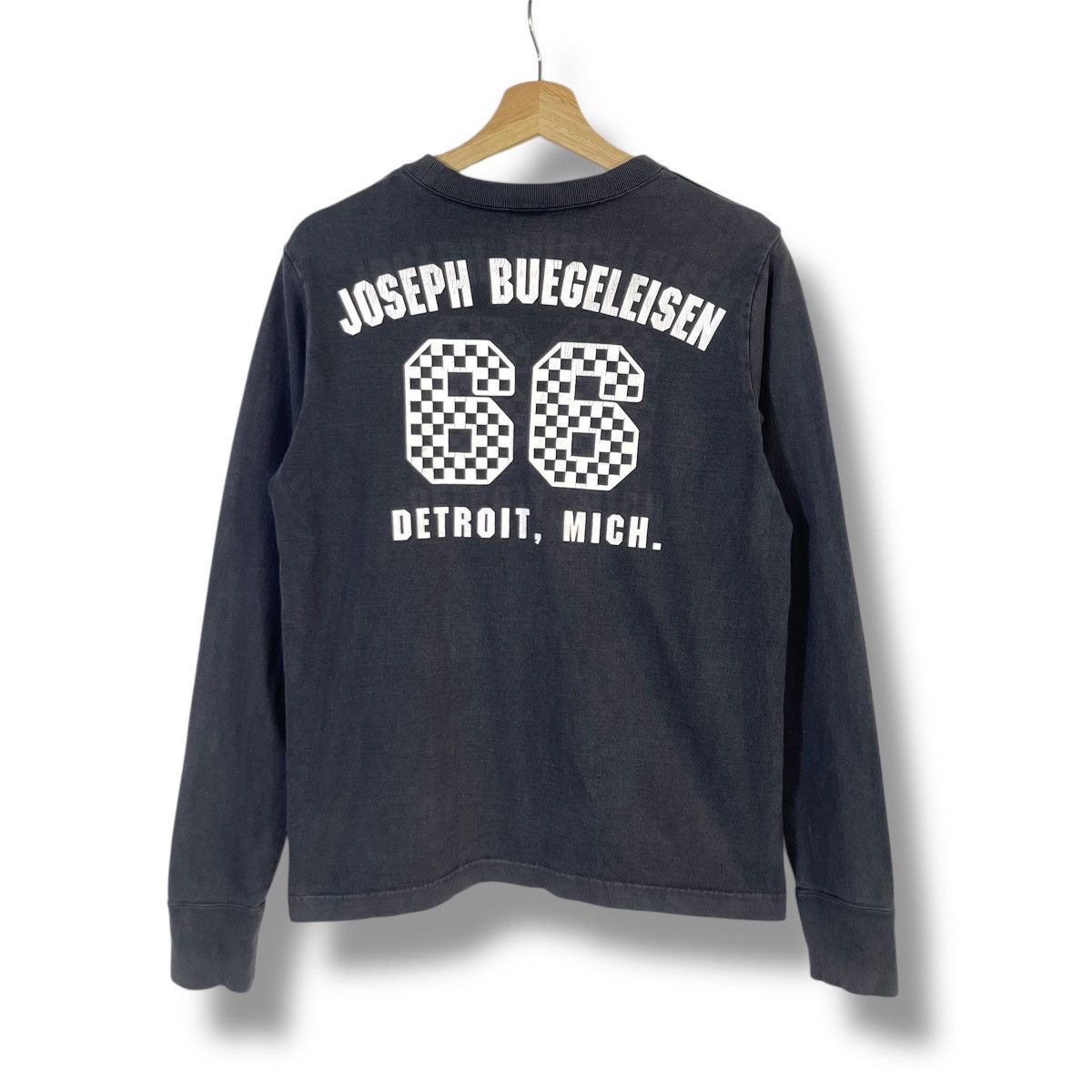 Buco × The Real McCoy's × Vintage Buco Helmet Racers Joseph Buegeleisen Loopwheel Fades Tshirt Size US M / EU 48-50 / 2 - 2 Thumbnail
