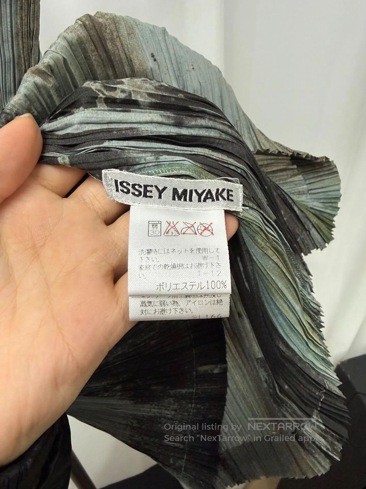 Issey Miyake Issey Miyake Ink Wash Burned Pleated Tank. Size US M / EU 48-50 / 2 - 5 Thumbnail