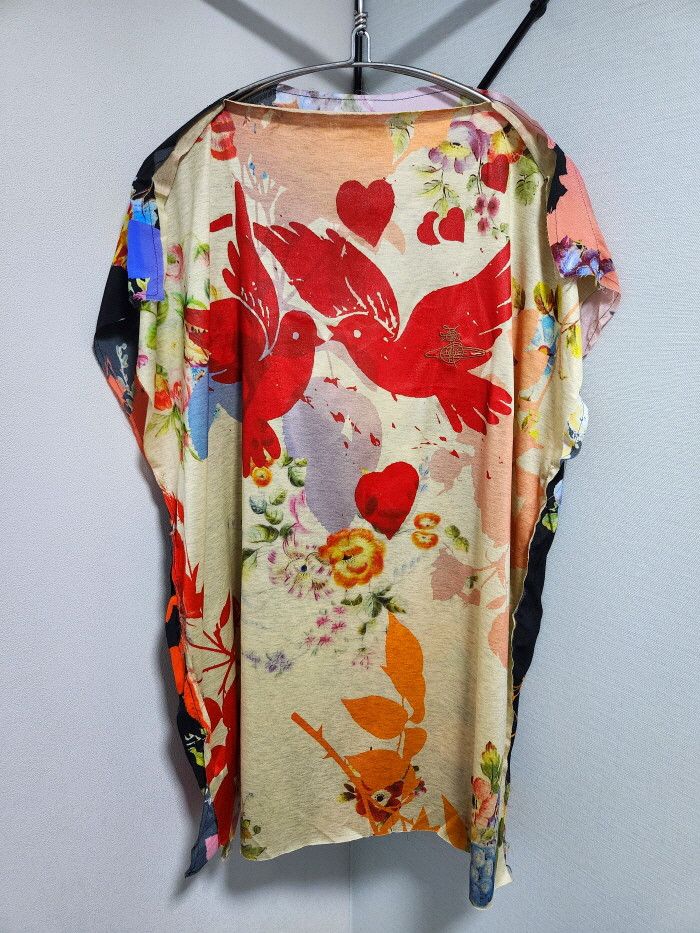 Vivienne Westwood VIVIENNE WESTWOOD 2 different fabrics Double square t shirt Size ONE SIZE - 1 Thumbnail