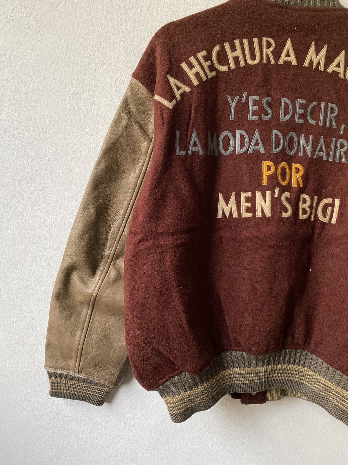 Vintage Vintage Mens Bigi Wool Leather Varsity Jacket Size US M / EU 48-50 / 2 - 10 Thumbnail