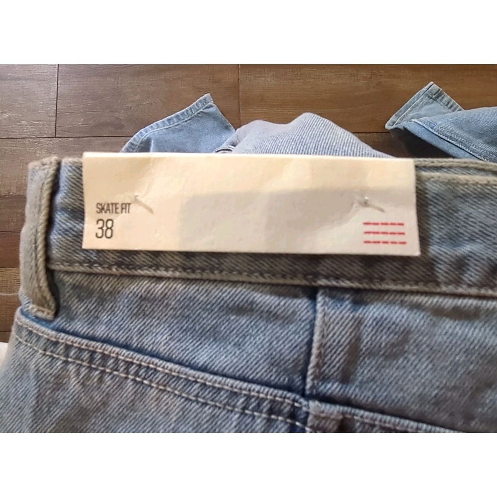 Urban Outfitters VINTAGE? Not Vintage. Urban Outfitters BDG Men's Blue Baggy SkateFit Quad Cargo Jeans Pant 38 NWT Size US 38 / EU 54 - 4 Thumbnail