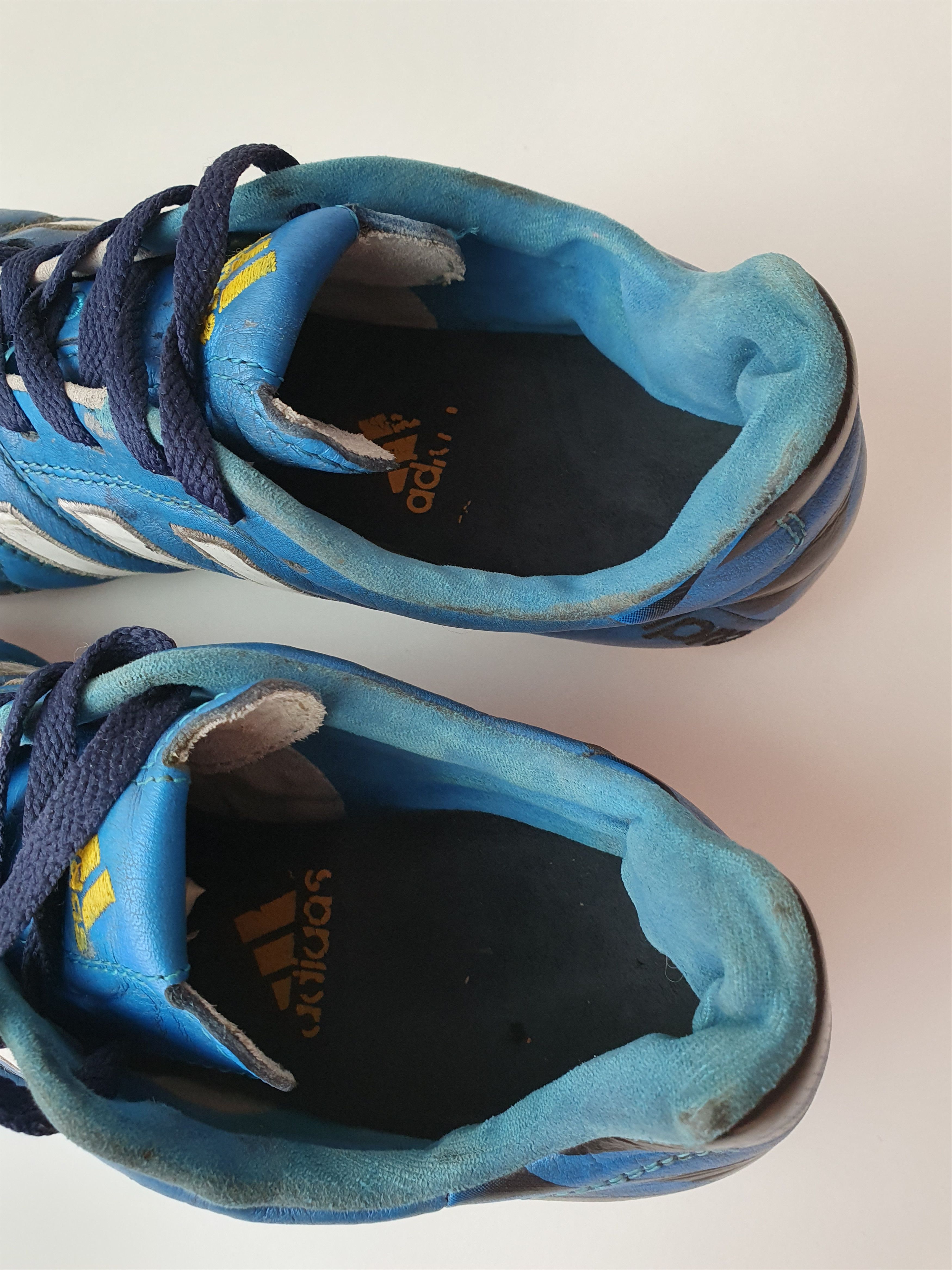 Adidas Vinatge Football Caps Adidas Adipure 11 Pro Blue Soccer Size US 8.5 / EU 41-42 - 16 Thumbnail